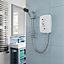 Triton T80 Easi-Fit+ White Manual Electric Shower, 10.5kW