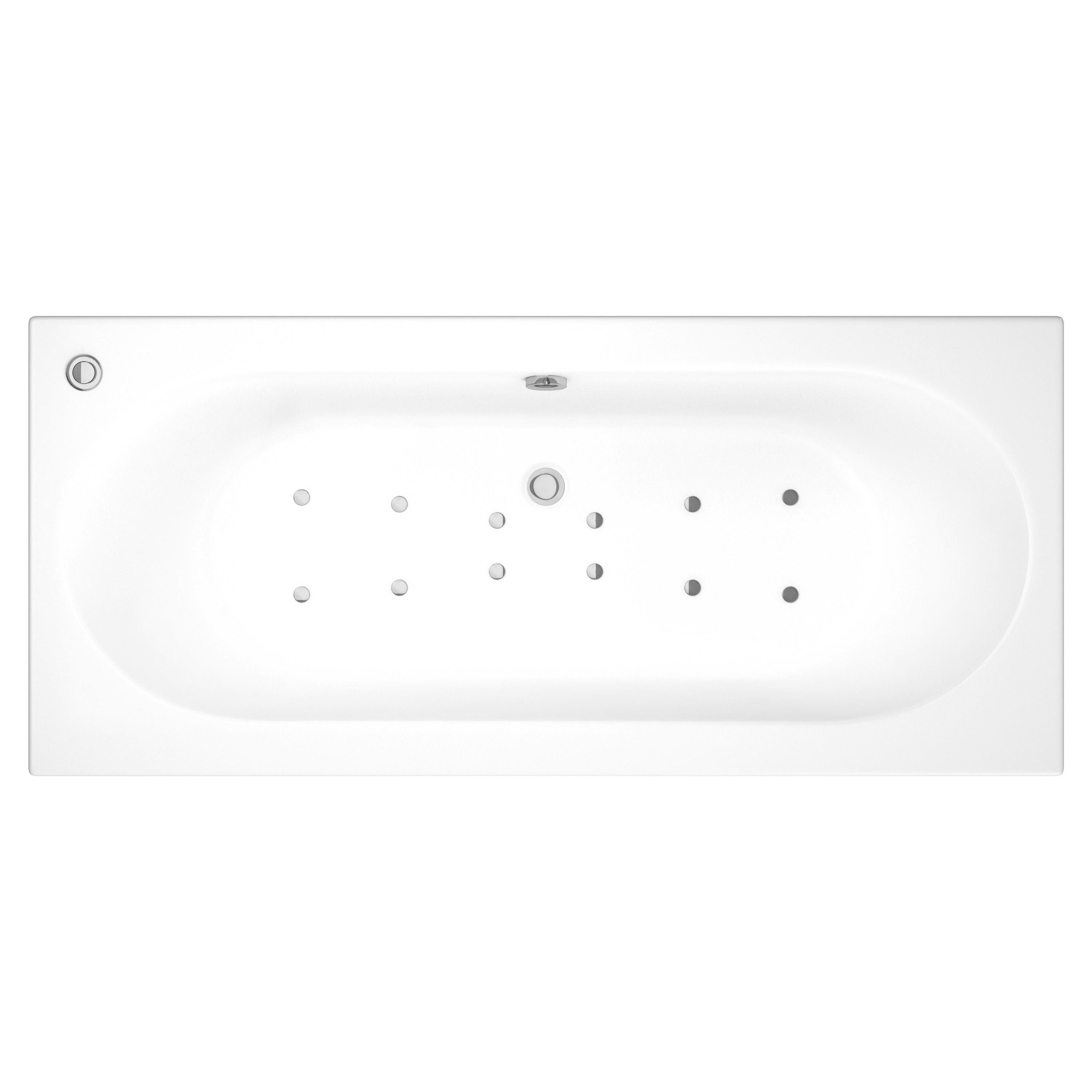 Trojan Baths Silver effect 12 Jet Air spa