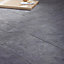 Troy Oscano Anthracite Matt Stone effect Ceramic Wall & floor Tile Sample