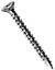 Turbo Silver Zinc-plated Carbon steel Screw (Dia)4mm (L)30mm, Pack of 200