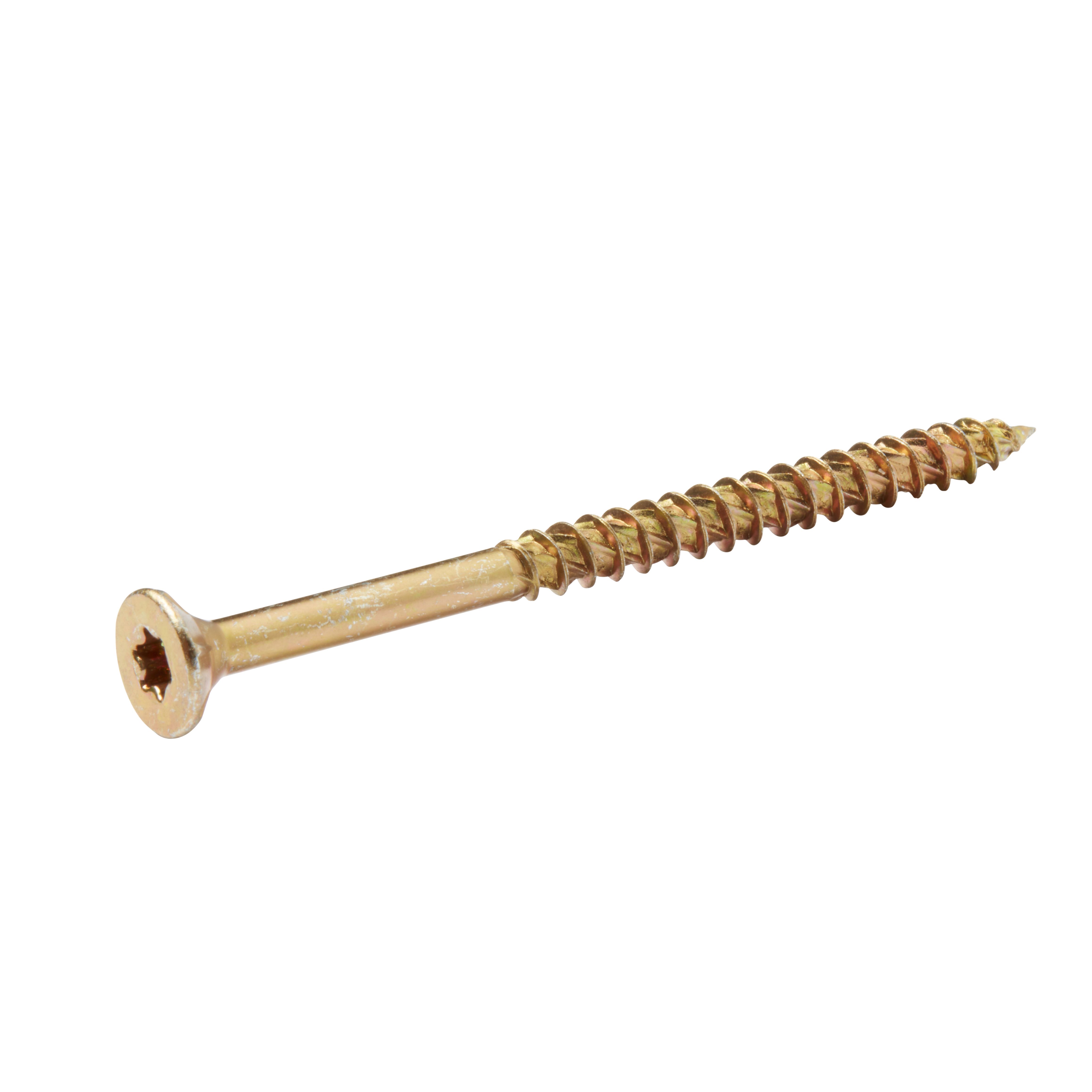 TurboDrive Assorted wood screw TX Double-countersunk Yellow-passivated Carbon steel Screw, Pack of 600