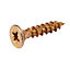 TurboDrive PZ Steel Wood screw (Dia)5mm (L)25mm, Pack of 20
