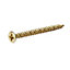 TurboDrive TX Double-countersunk Yellow-passivated Steel Wood screw (Dia)4mm (L)40mm, Pack of 100