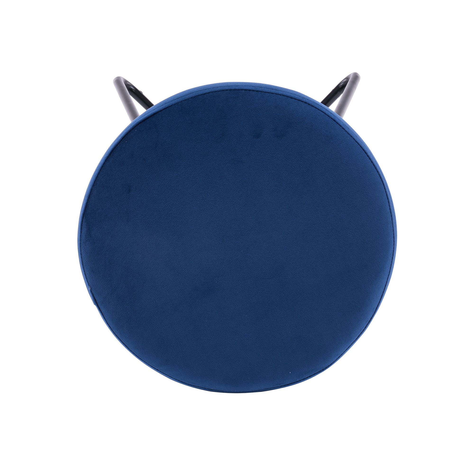 Turio deep blue discount velvet effect chair