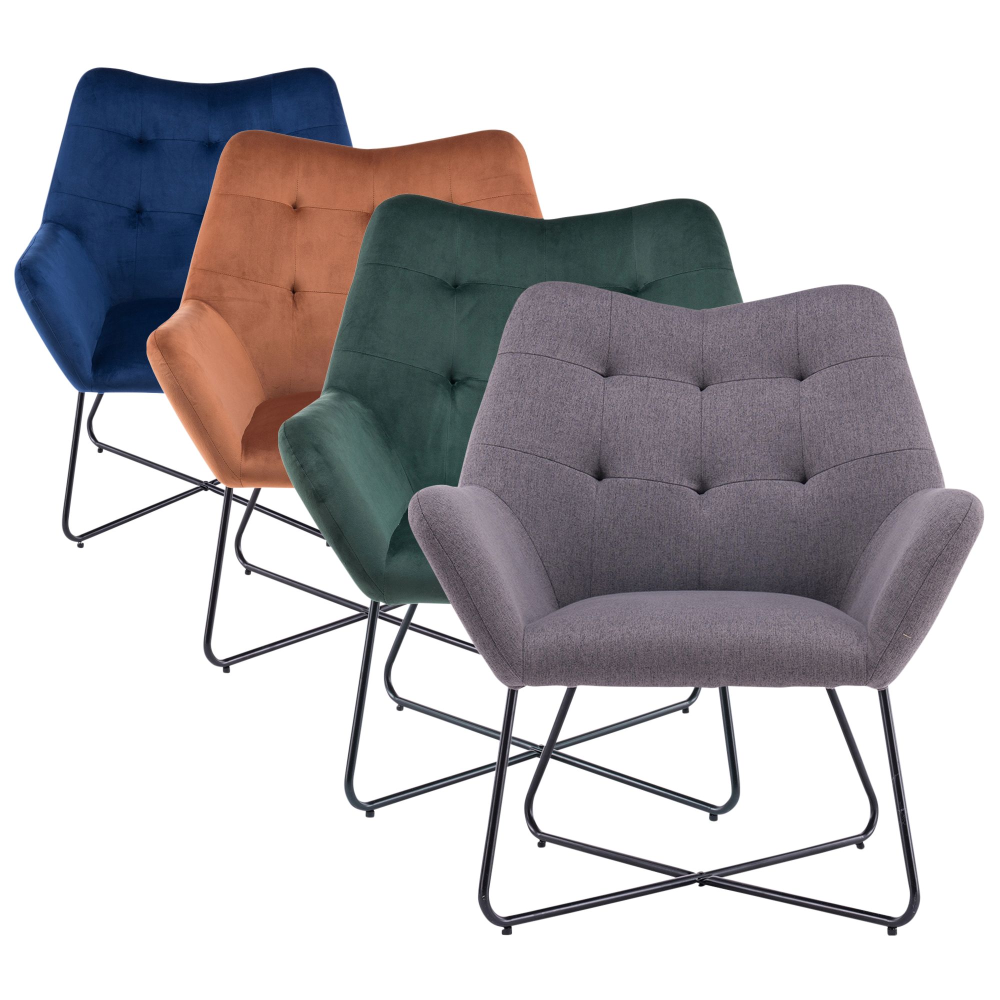Turio Stone grey Linen effect Chair (H)865mm (W)750mm (D)800mm