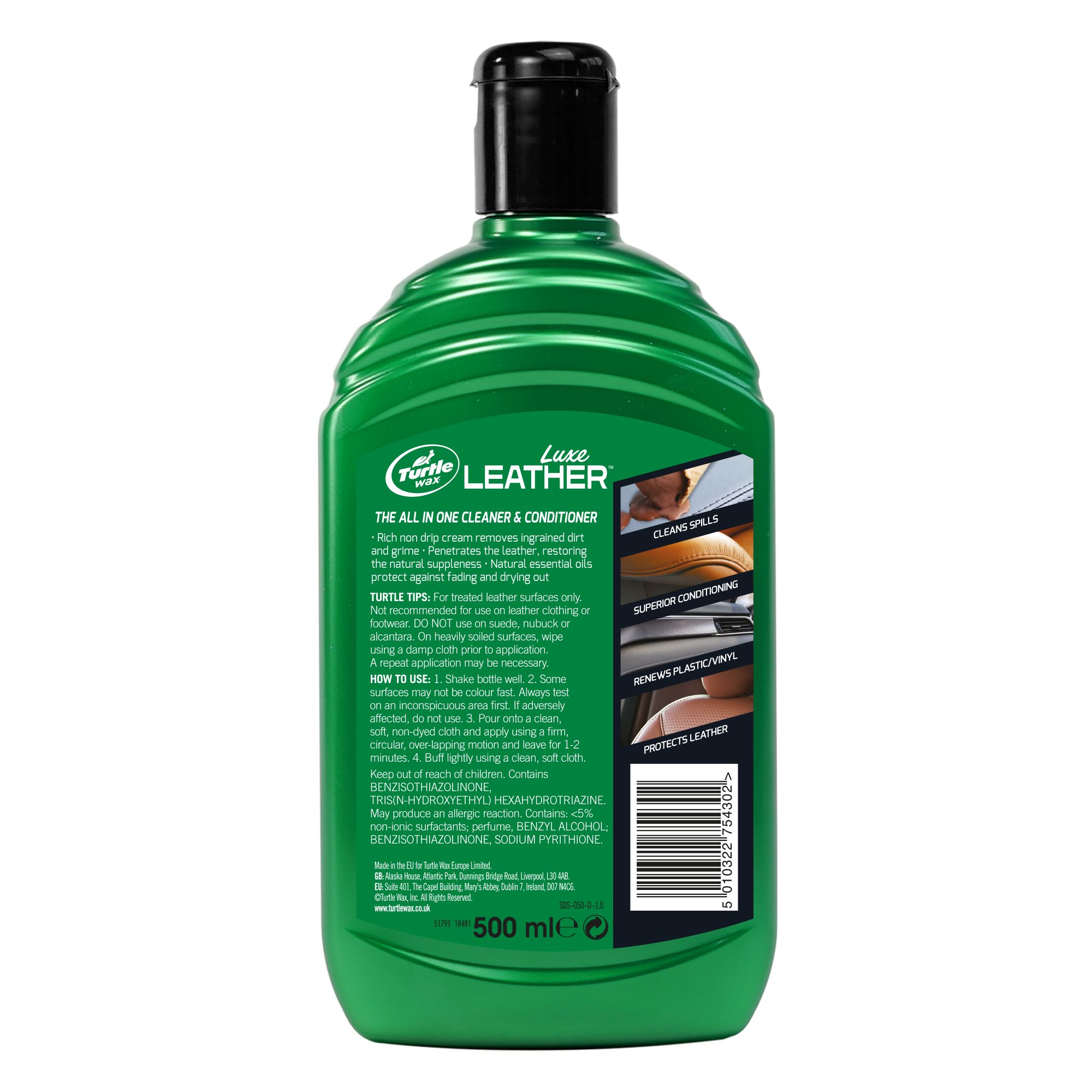 Turtle Wax Cleaner & conditioner, 500ml
