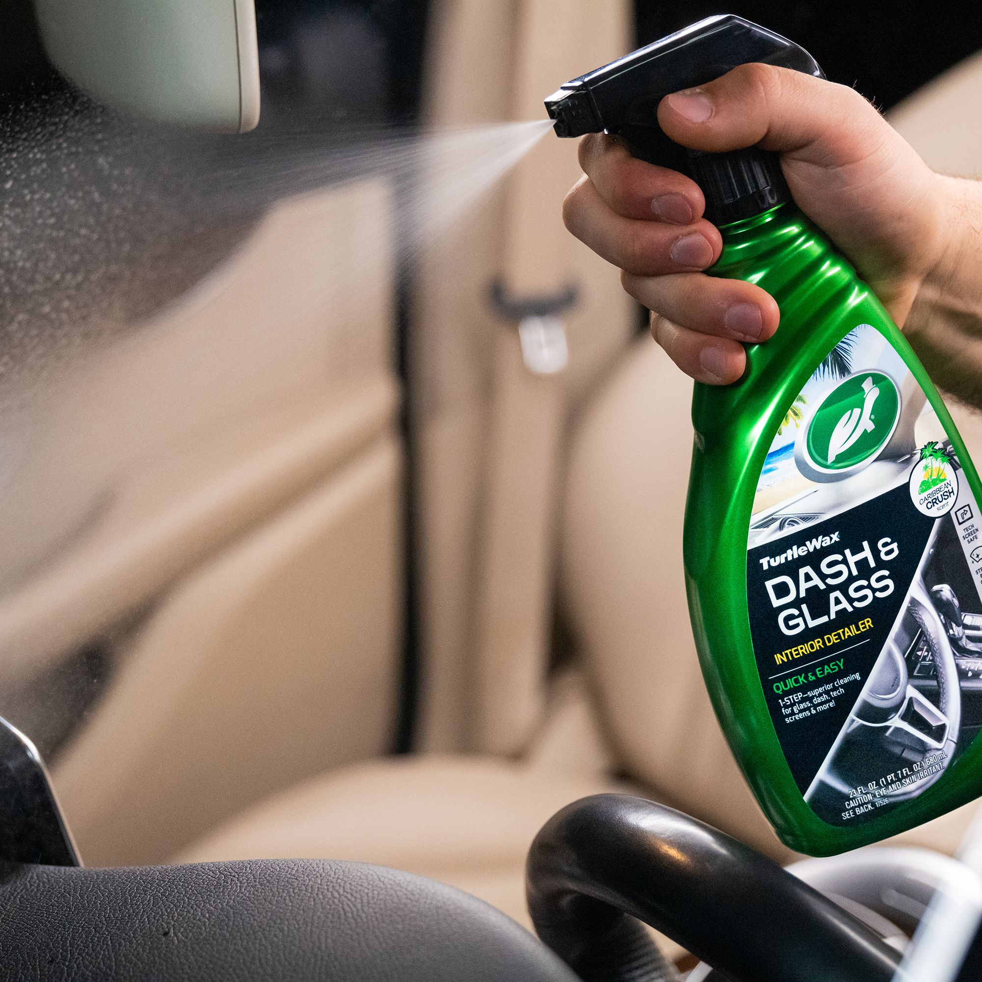 Turtle Wax Dash & Glass Dash Interior cleaner, 500ml Bottle
