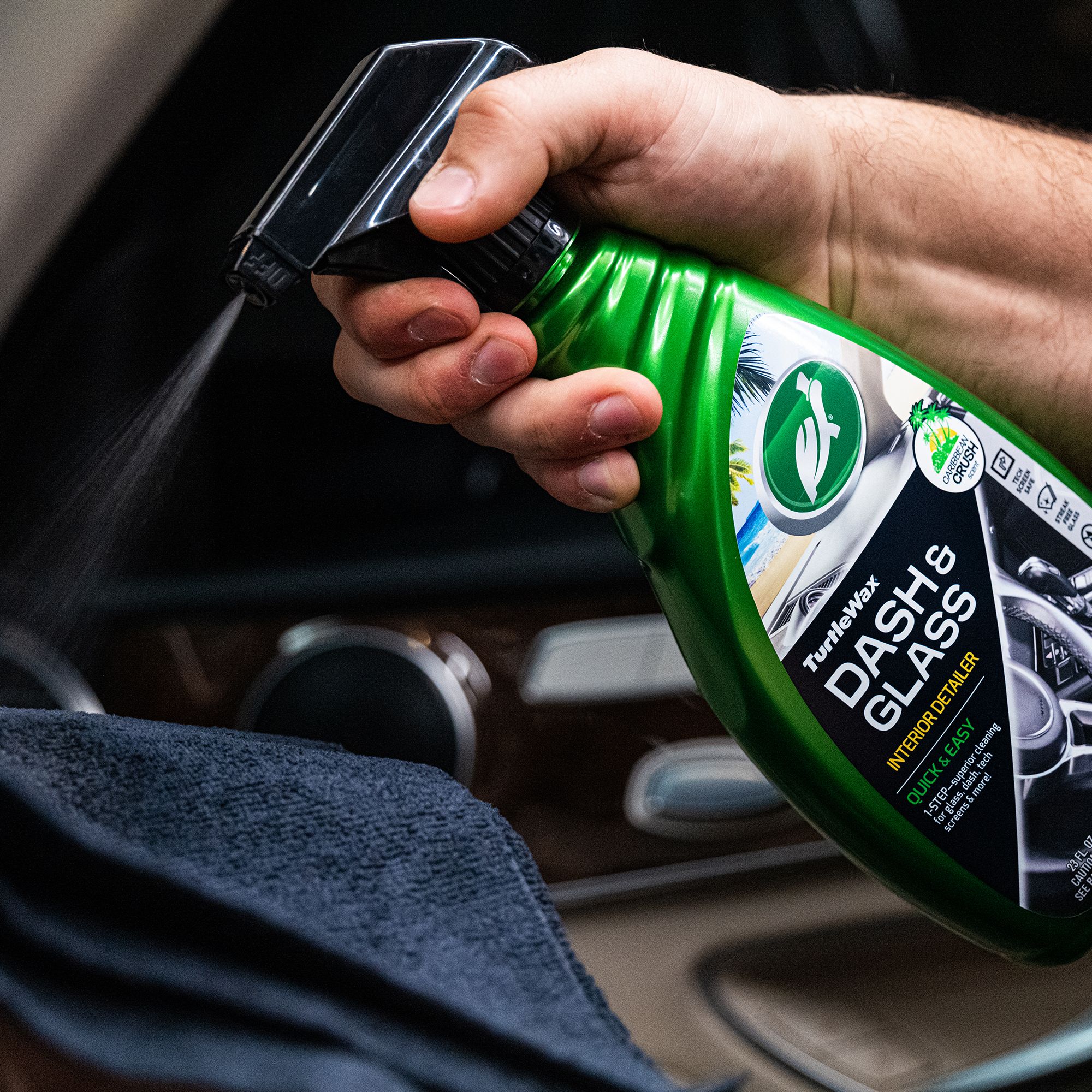 Turtle Wax Dash & Glass Dash Interior cleaner, 500ml Bottle