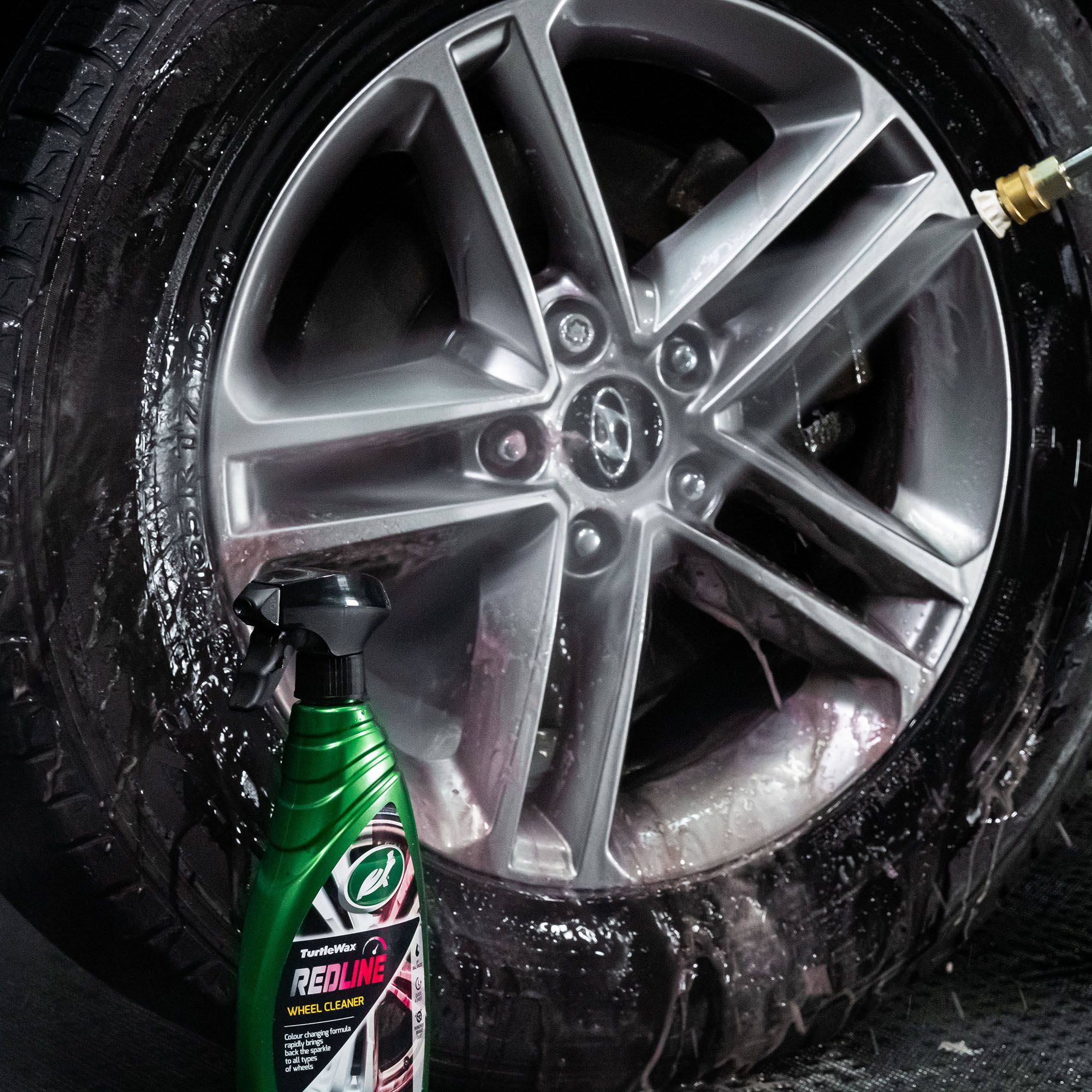 Turtle Wax Redline Wheel Cleaner, 500ml Bottle