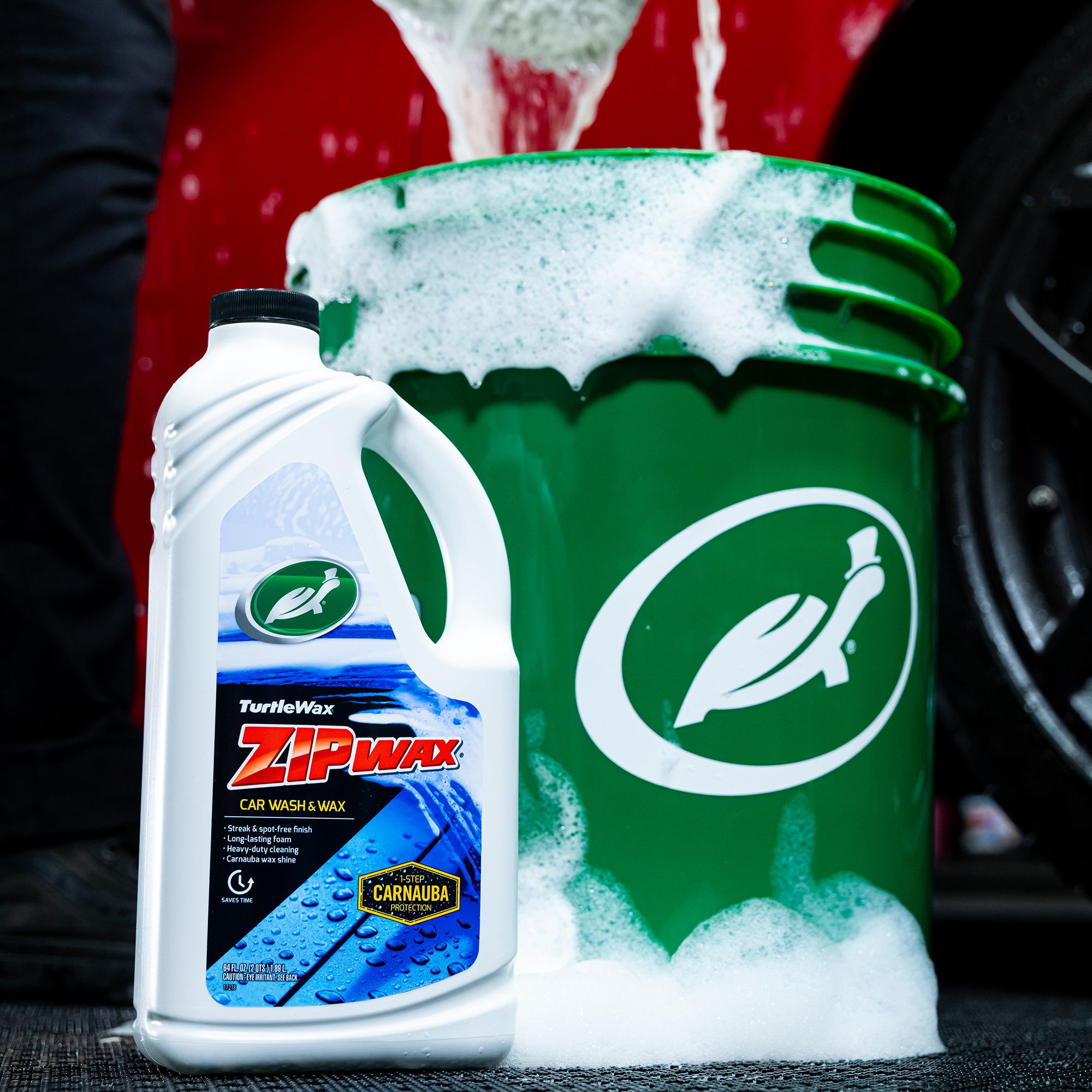 Turtle Wax Zipwax Wash & wax, 1L Bottle