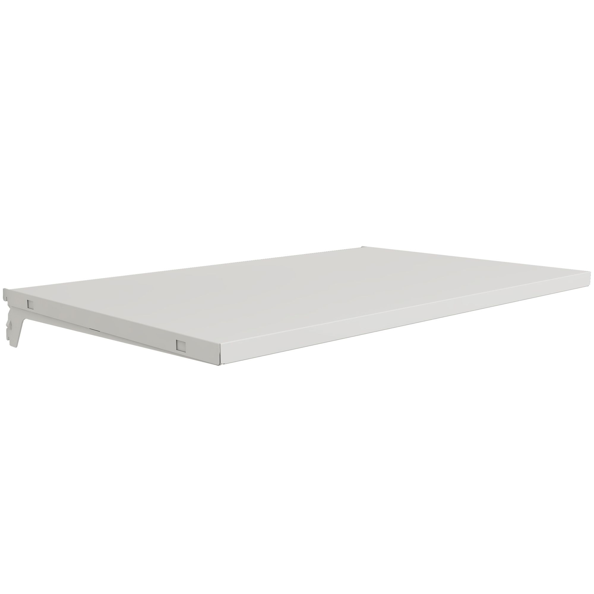 Twin slot Rectangular Shelf (L)66cm x (D)41.8cm
