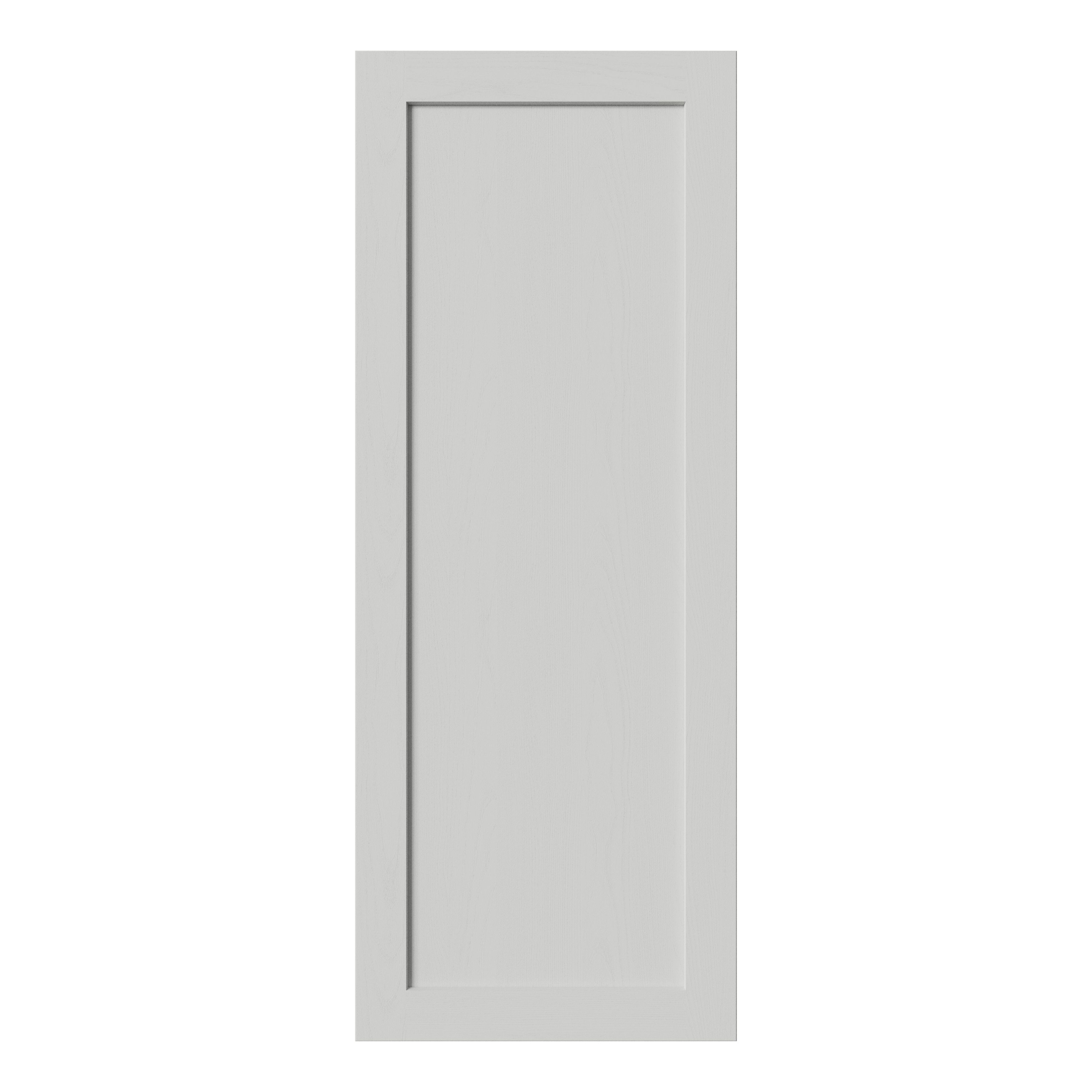 Tydeman Matt grey Shaker 70:30 Larder Cabinet door (W)500mm (H)1287mm (T)20mm