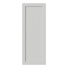 Tydeman Matt grey Shaker 70:30 Larder Cabinet door (W)500mm (H)1287mm (T)20mm