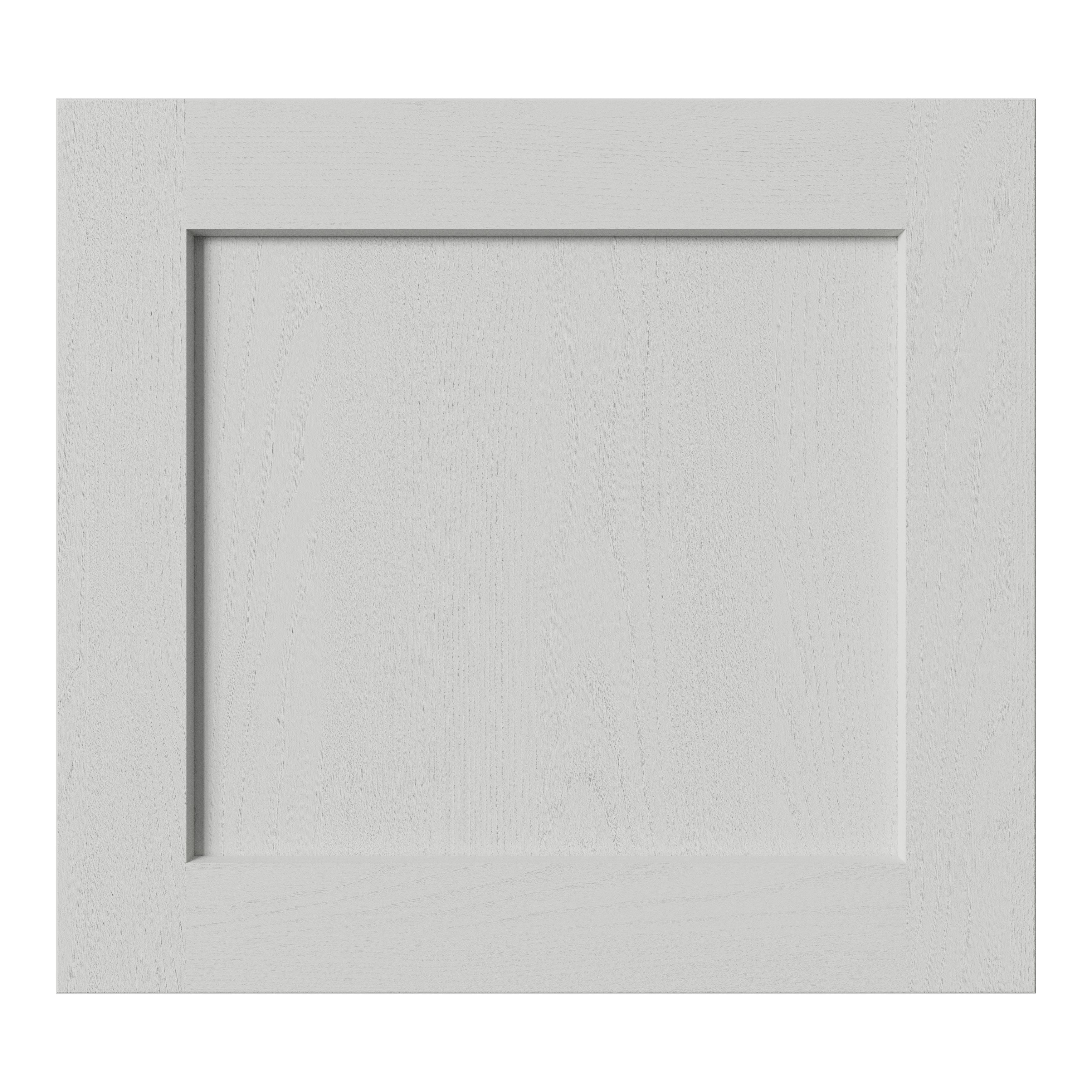 Tydeman Matt grey Shaker Appliance Cabinet door (W)600mm (H)453mm (T)20mm