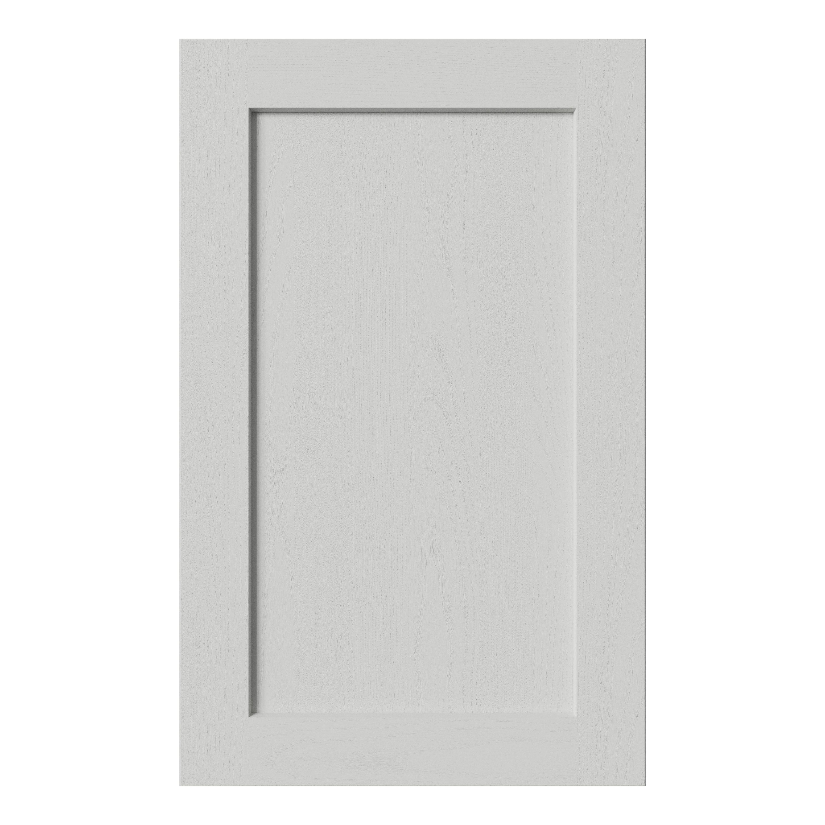 Tydeman Matt grey Shaker Base/wall Cabinet door (W)450mm (H)720mm (T)20mm