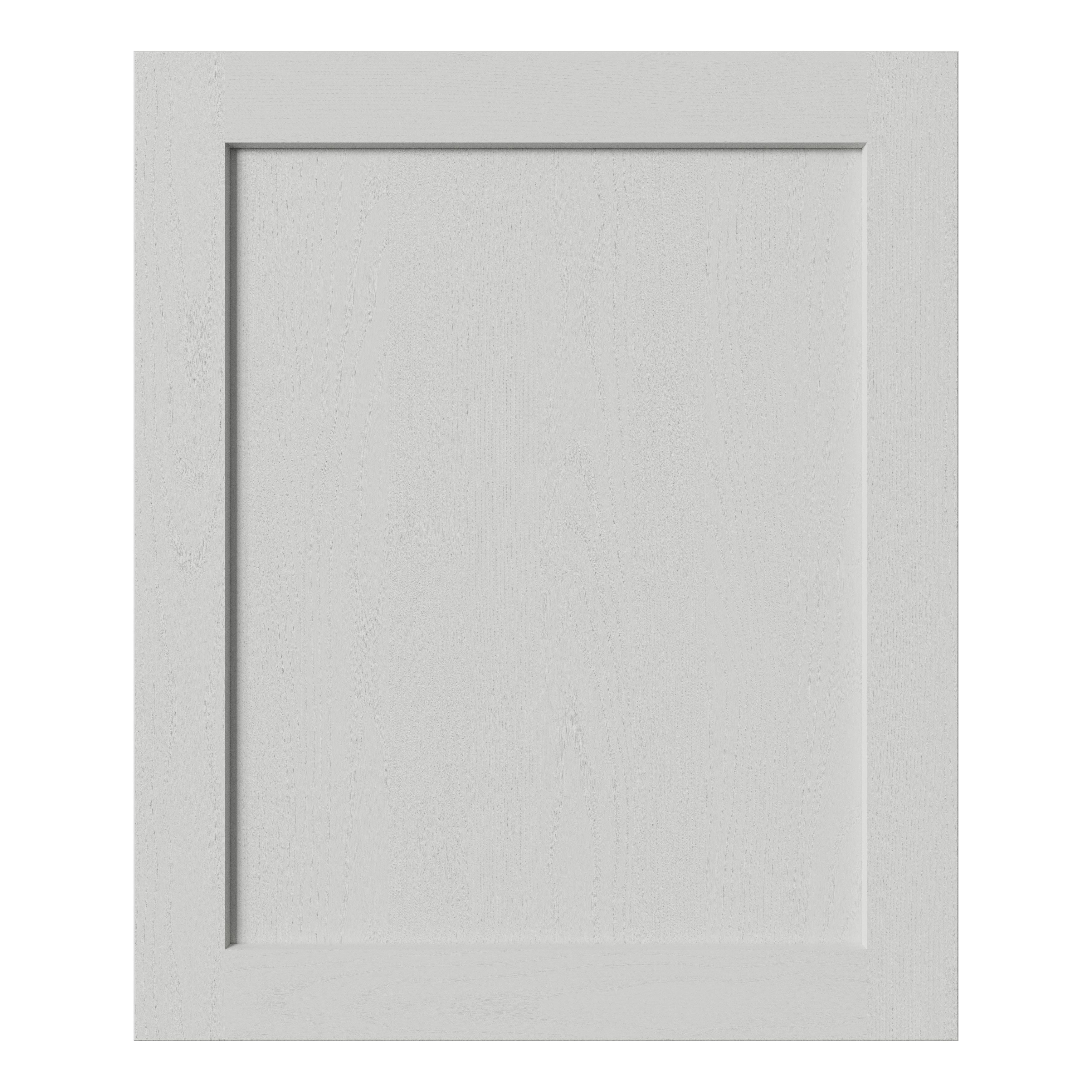 Tydeman Matt grey Shaker Base/wall Cabinet door (W)600mm (H)720mm (T)20mm