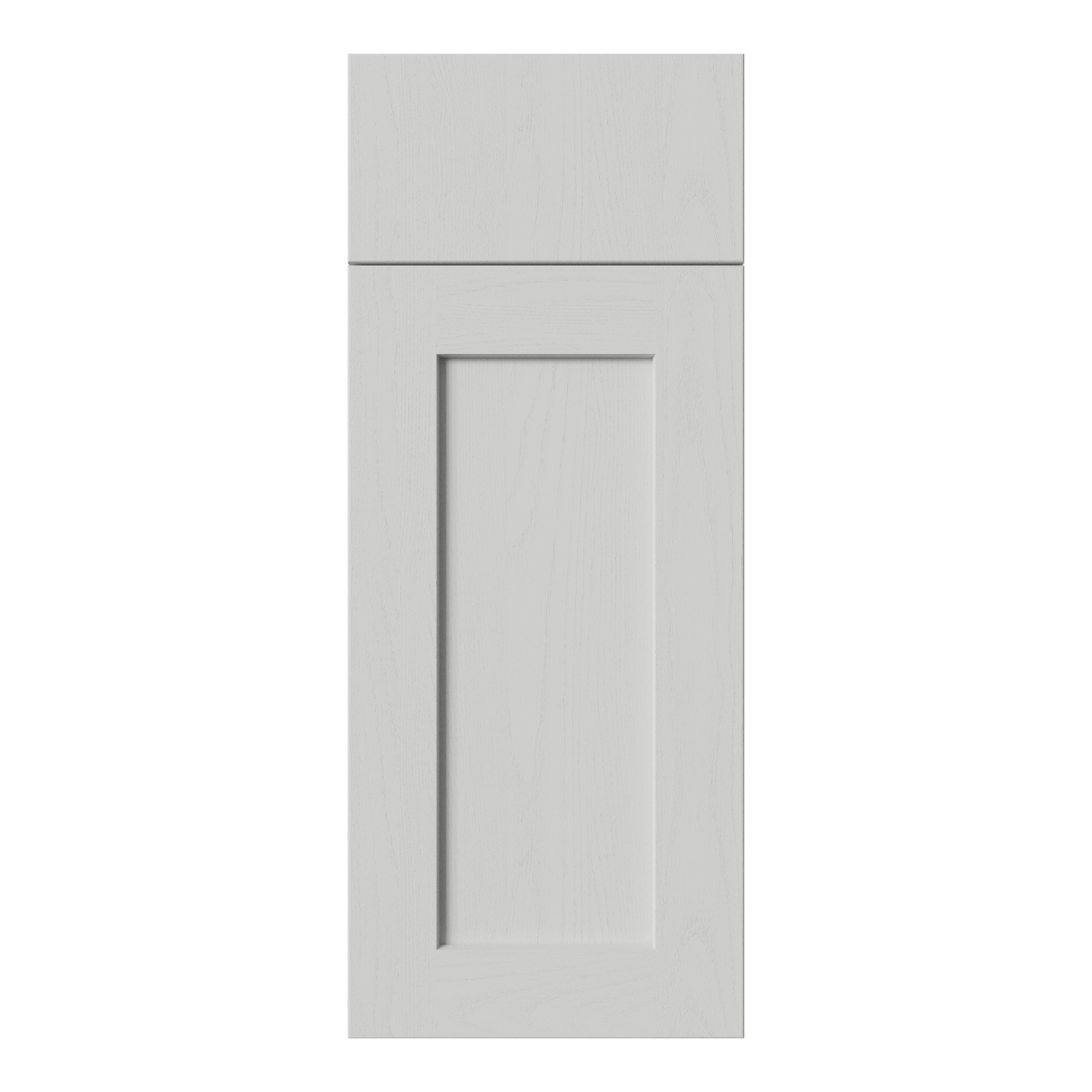 Tydeman Matt grey Shaker Drawerline Cabinet door (W)300mm (H)720mm (T)20mm