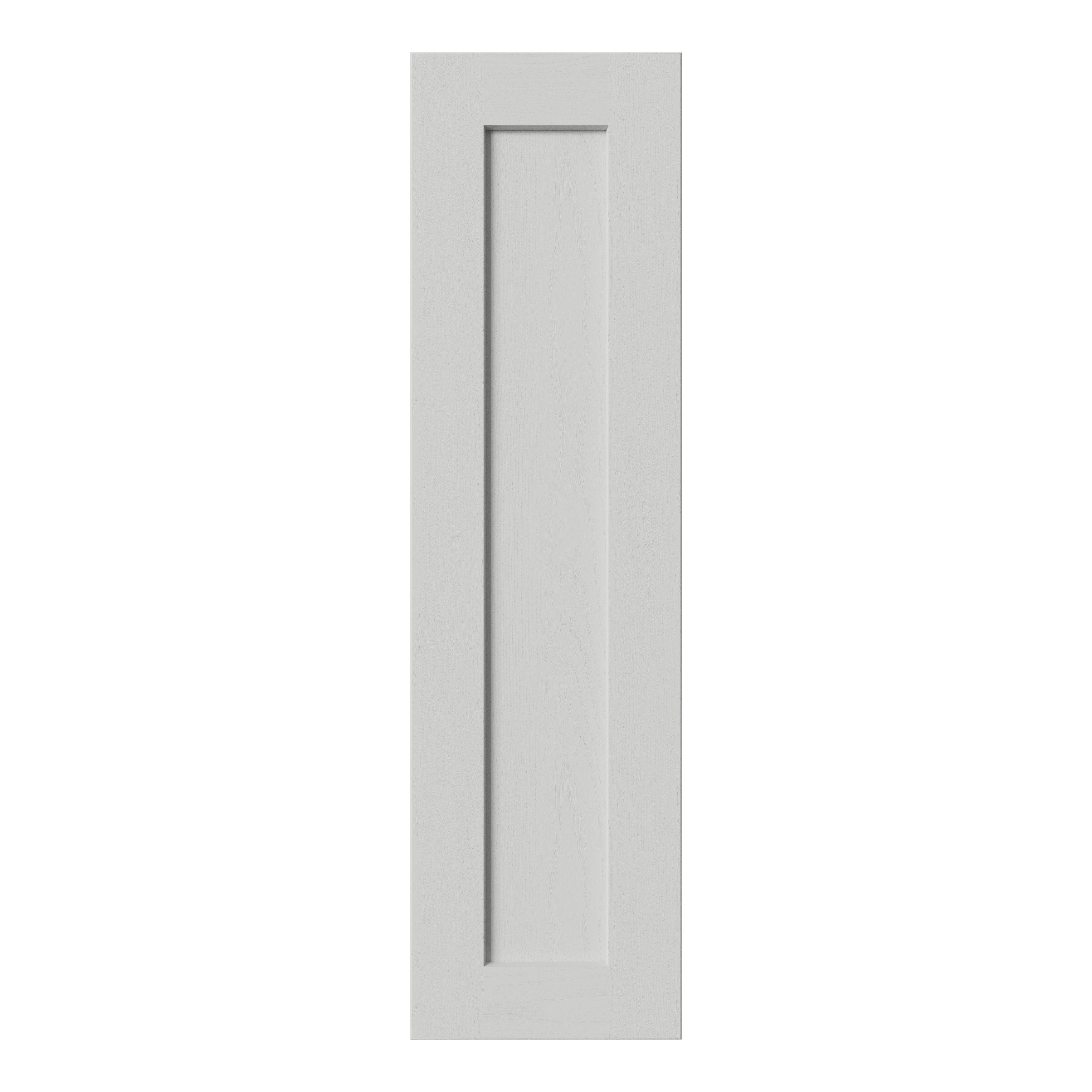 Tydeman Matt grey Shaker Tall wall Cabinet door (W)250mm (H)900mm (T)20mm