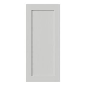 Tydeman Matt grey Shaker Tall wall Cabinet door (W)400mm (H)900mm (T)20mm