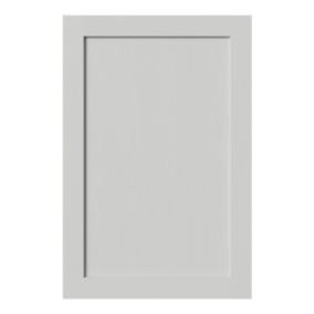 Tydeman Matt grey Shaker Tall wall Cabinet door (W)600mm (H)900mm (T)20mm