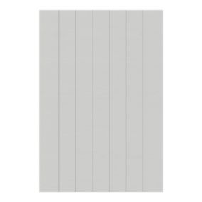 Tydeman Matt grey Standard Base end panel (H)870mm (W)590mm