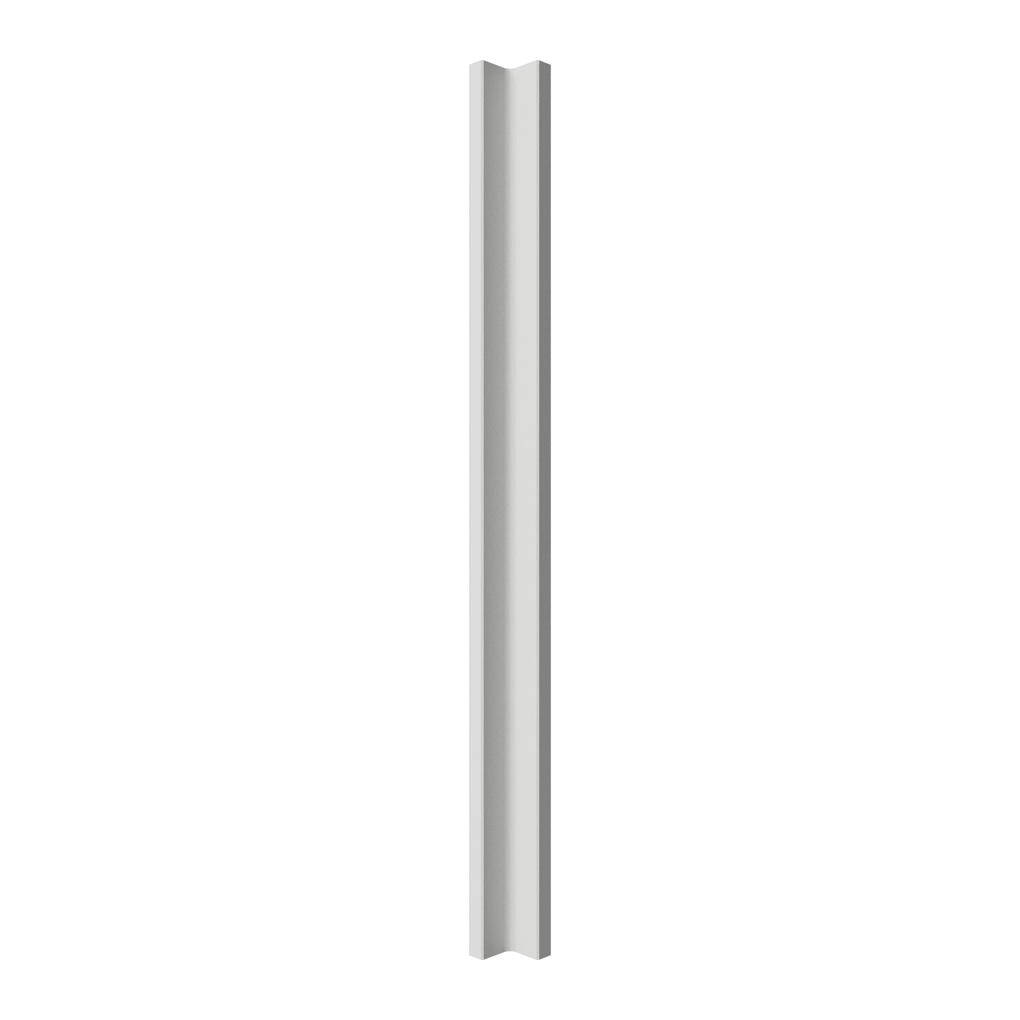 Tydeman Matt grey Tall Corner post, (W)59mm (L)895mm