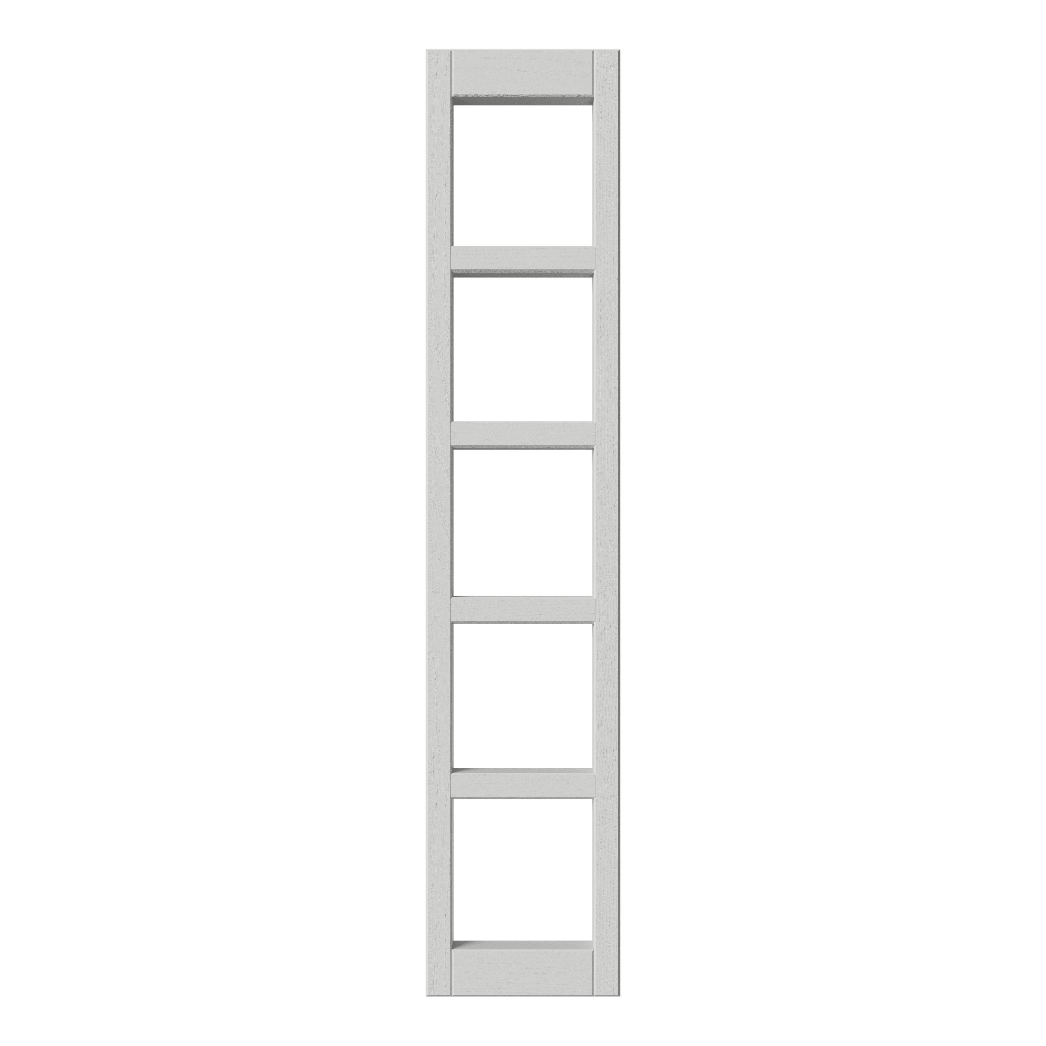 Tydeman Matt Grey Wine rack fascia, (H)720mm (W)150mm