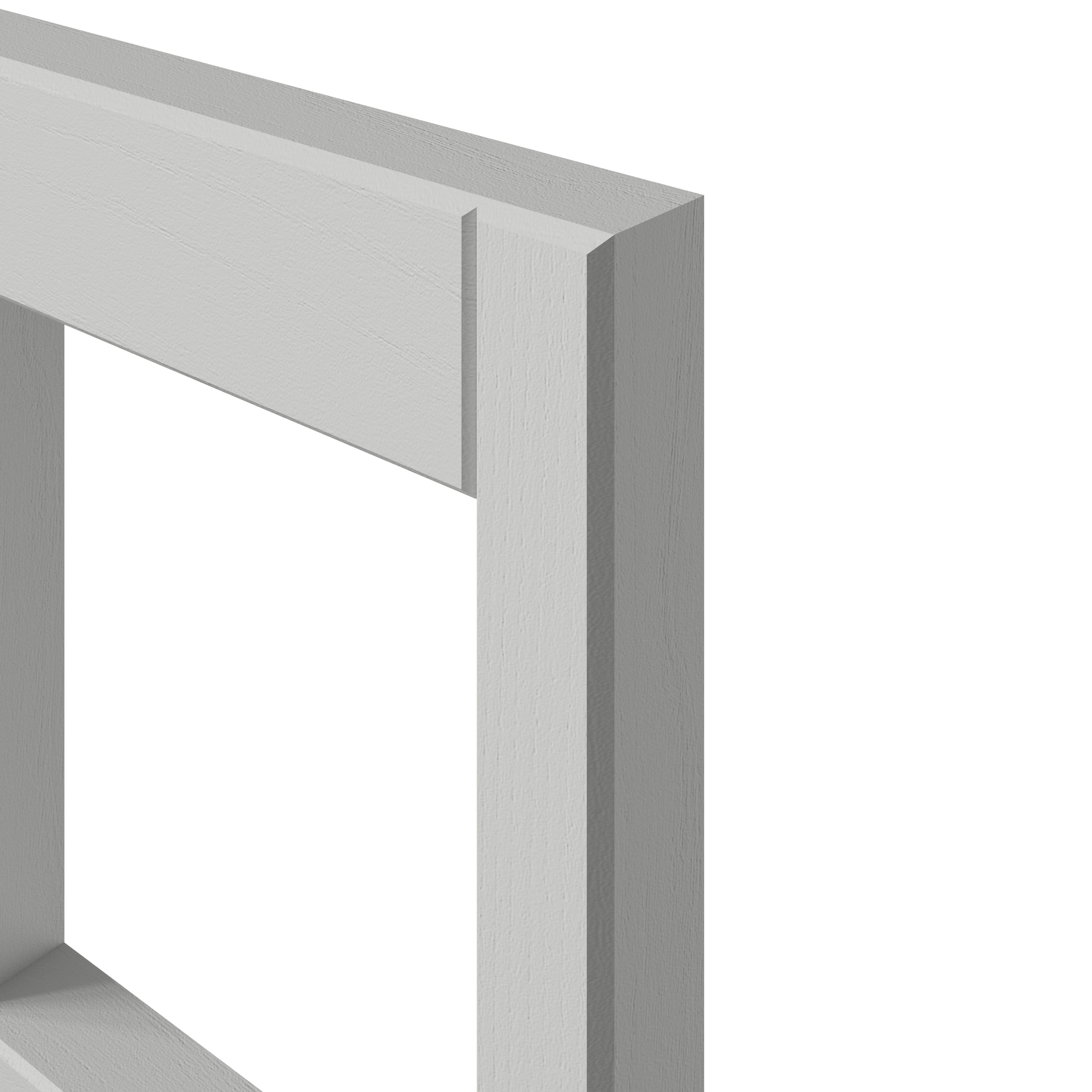 Tydeman Matt Grey Wine rack fascia, (H)720mm (W)150mm