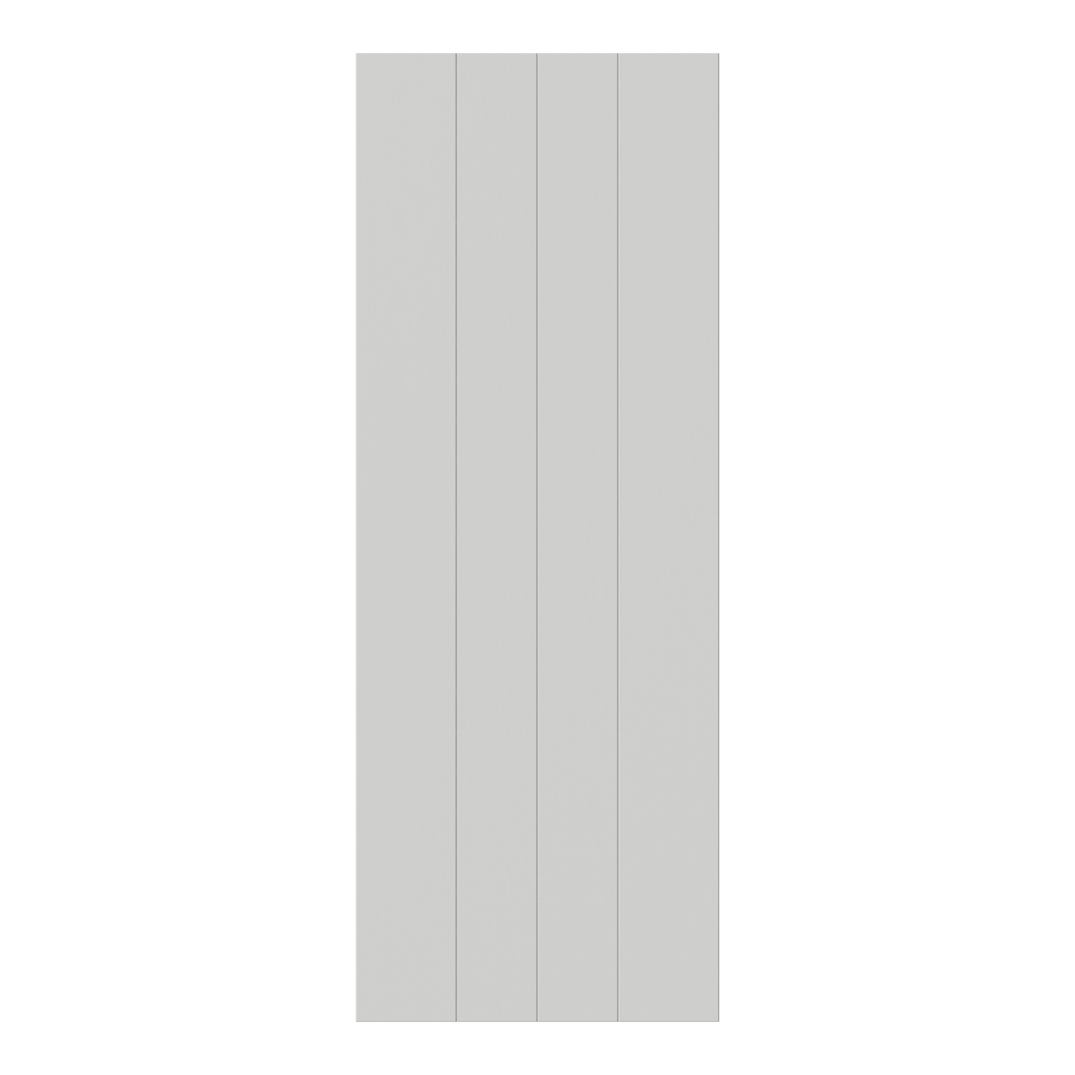 Tydeman Matt light grey Tongue & Groove Tall Clad on larder panel (H)2400mm (W)610mm
