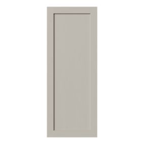 Tydeman Matt pebble Shaker 70:30 Larder Cabinet door (W)500mm (H)1287mm (T)20mm