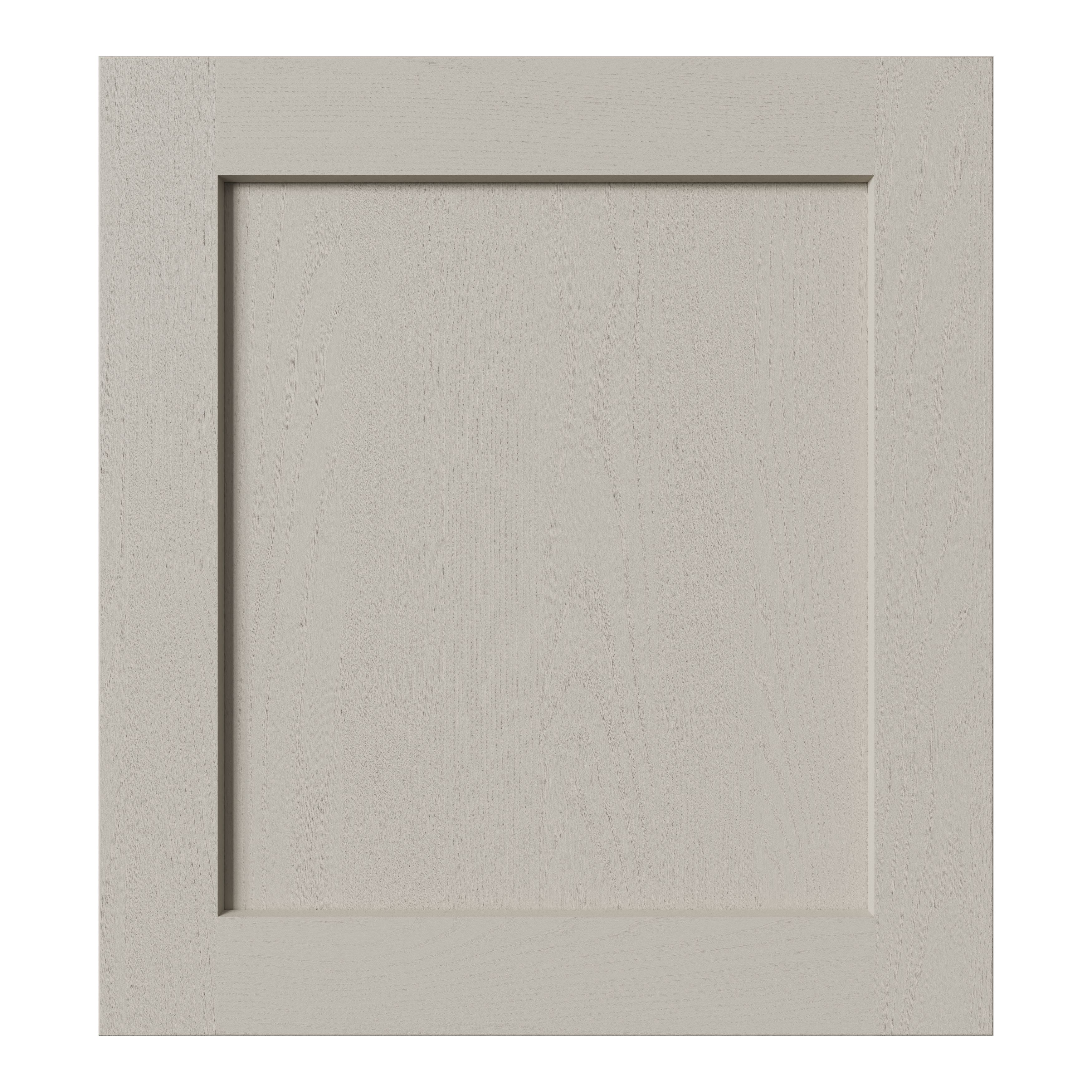 Tydeman Matt pebble Shaker Appliance Cabinet door (W)600mm (H)543mm (T)20mm