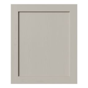 Tydeman Matt pebble Shaker Base/wall Cabinet door (W)600mm (H)720mm (T)20mm