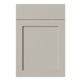 Tydeman Matt pebble Shaker Drawerline Cabinet door (W)500mm (H)720mm (T)20mm