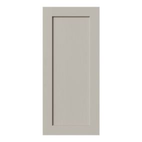 Tydeman Matt pebble Shaker Tall wall Cabinet door (W)400mm (H)900mm (T)20mm