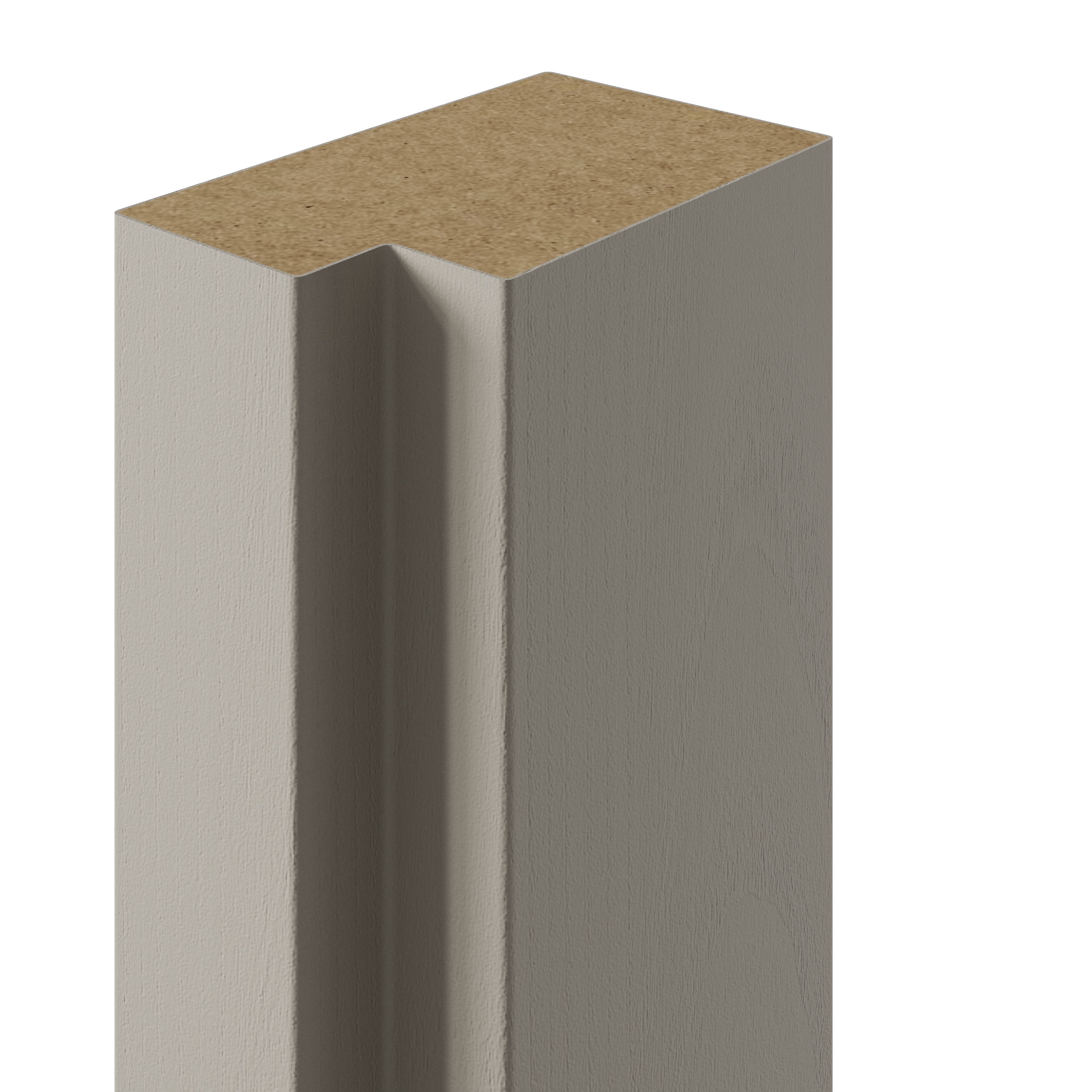 Tydeman Matt Pebble Square Pilaster, (H)2400mm (W)65mm