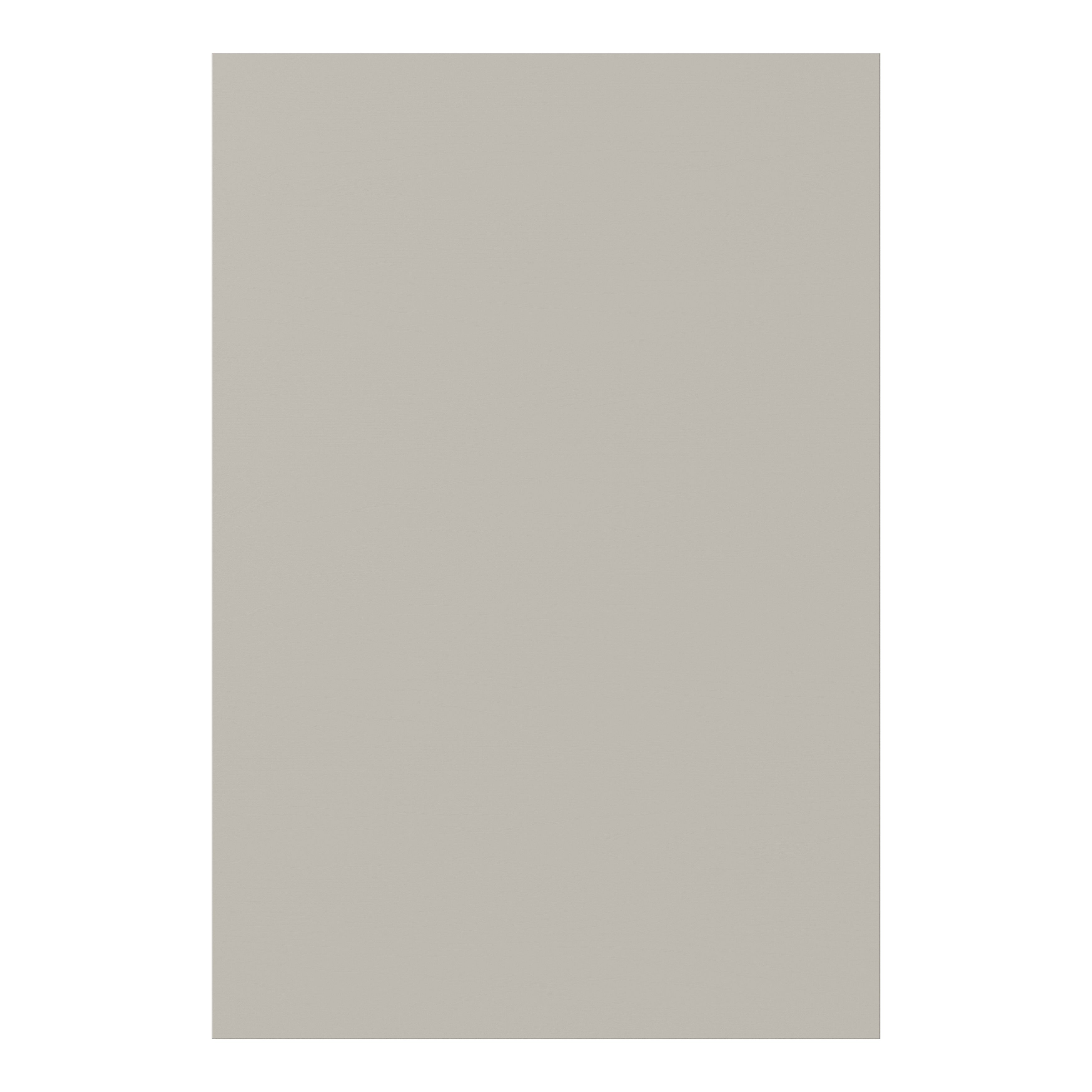 Tydeman Matt pebble Standard Base end panel (H)870mm (W)590mm