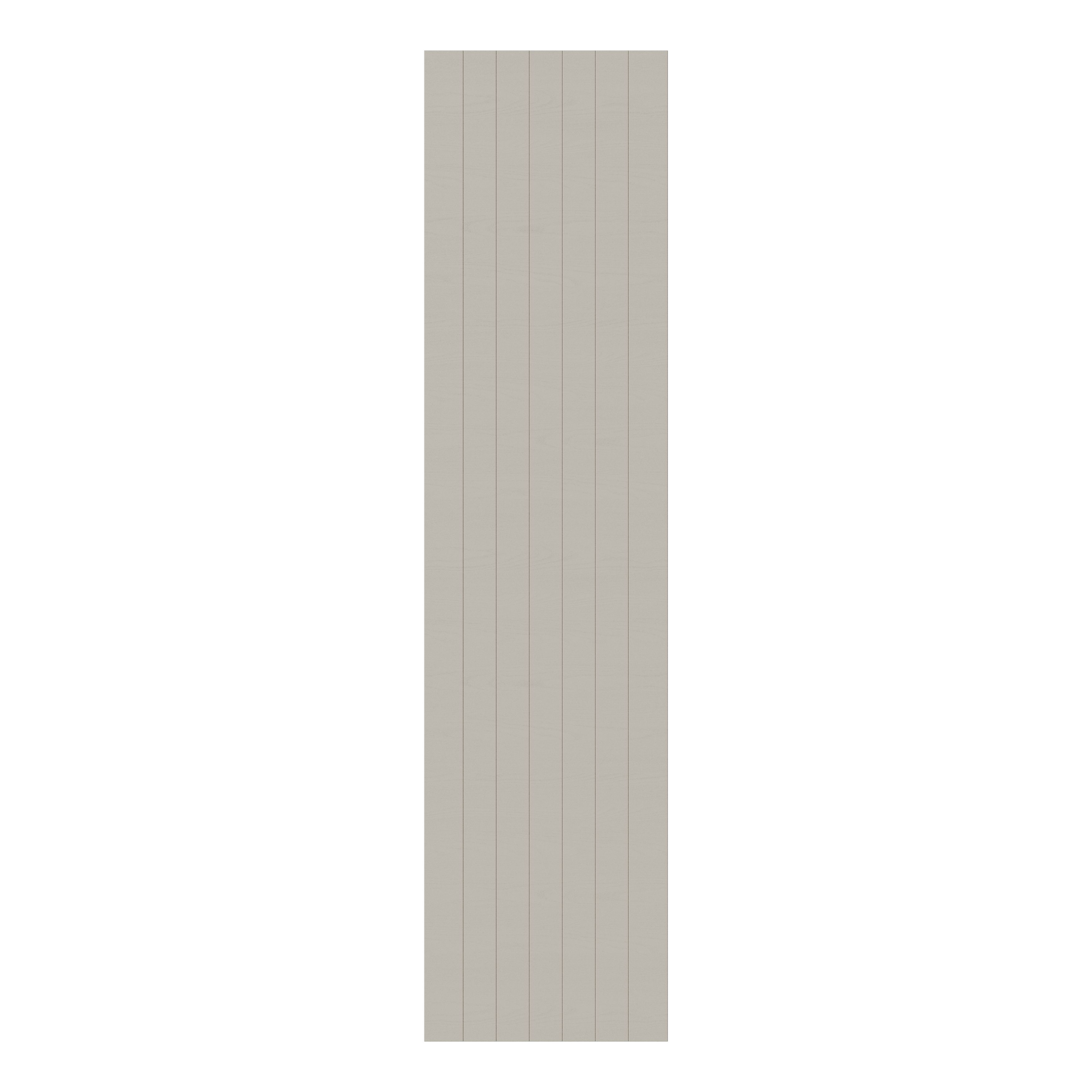Tydeman Matt pebble Standard Clad on larder panel (H)2400mm (W)610mm