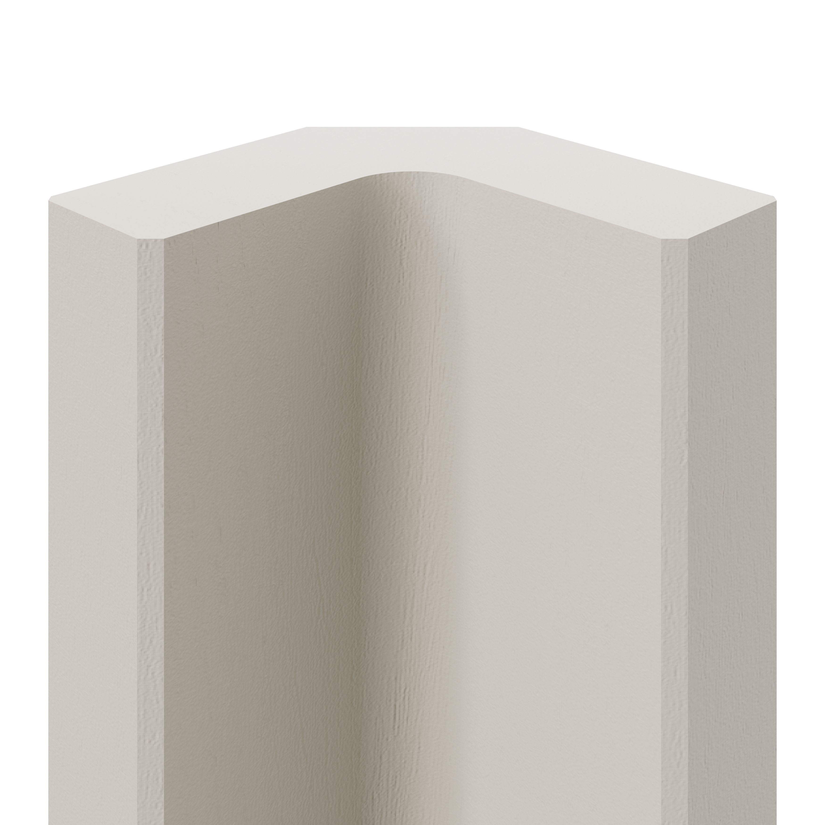 Tydeman Matt pebble Standard Corner post, (W)59mm (L)715mm