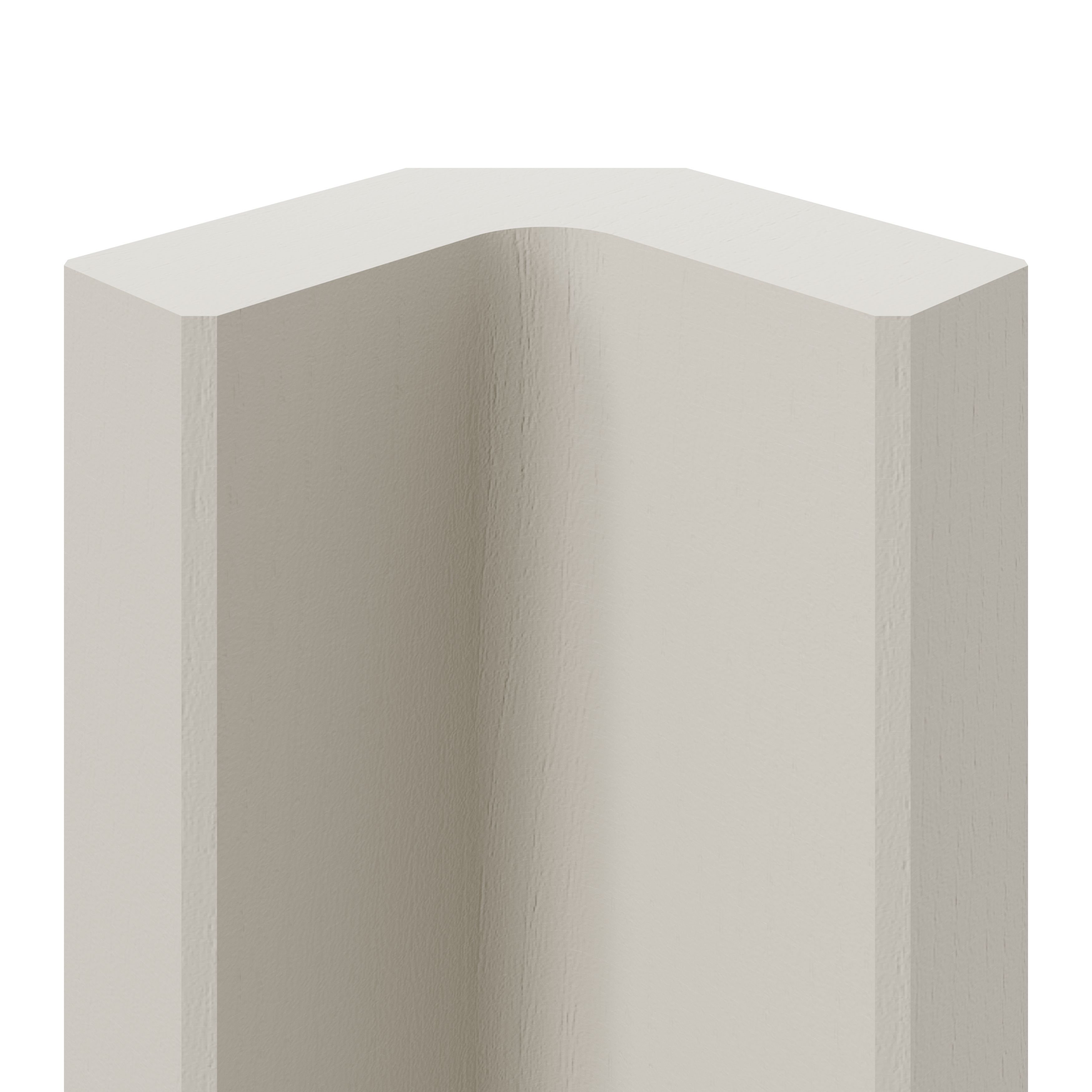 Tydeman Matt pebble Tall Corner post, (W)59mm (L)895mm