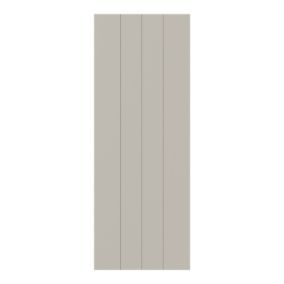 Tydeman Matt pebble Tongue & Groove Tall Clad on wall panel (H)960mm (W)360mm