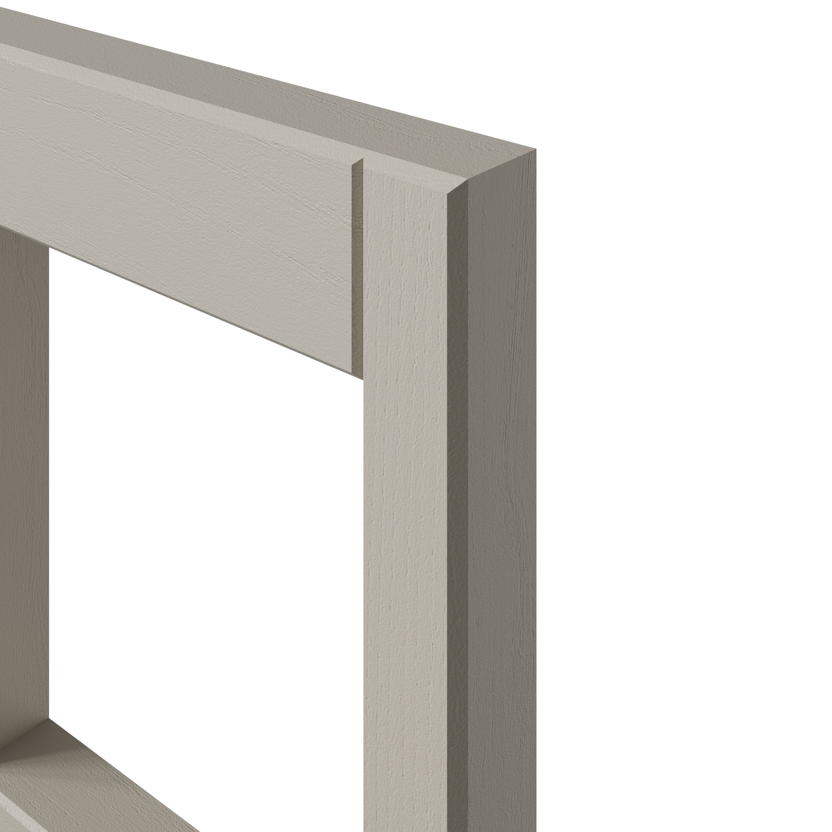 Tydeman Matt Pebble Wine rack fascia, (H)720mm (W)150mm