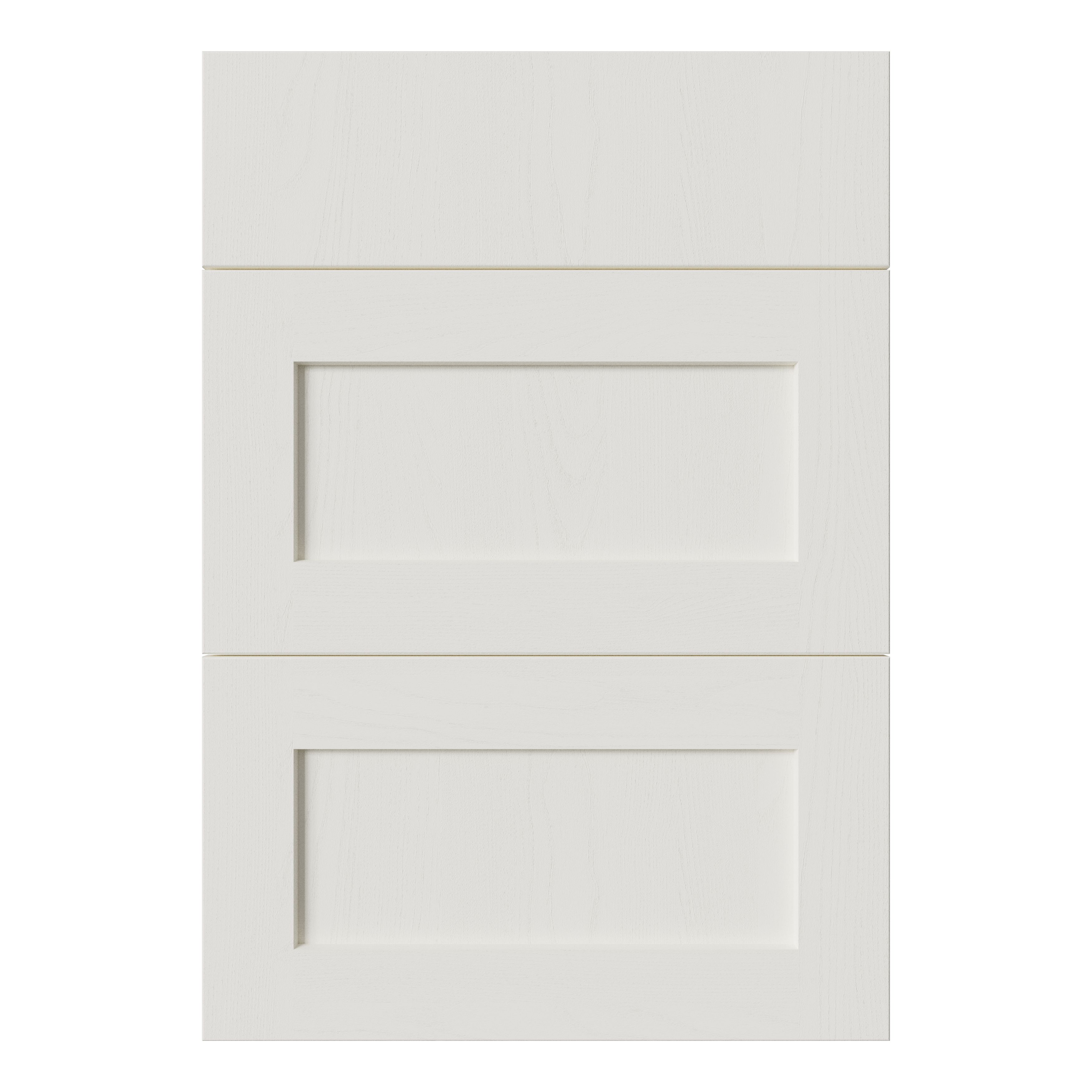 Tydeman Matt porcelain Shaker 3 drawer cabinet front (H)720mm (W)497mm (T)20mm