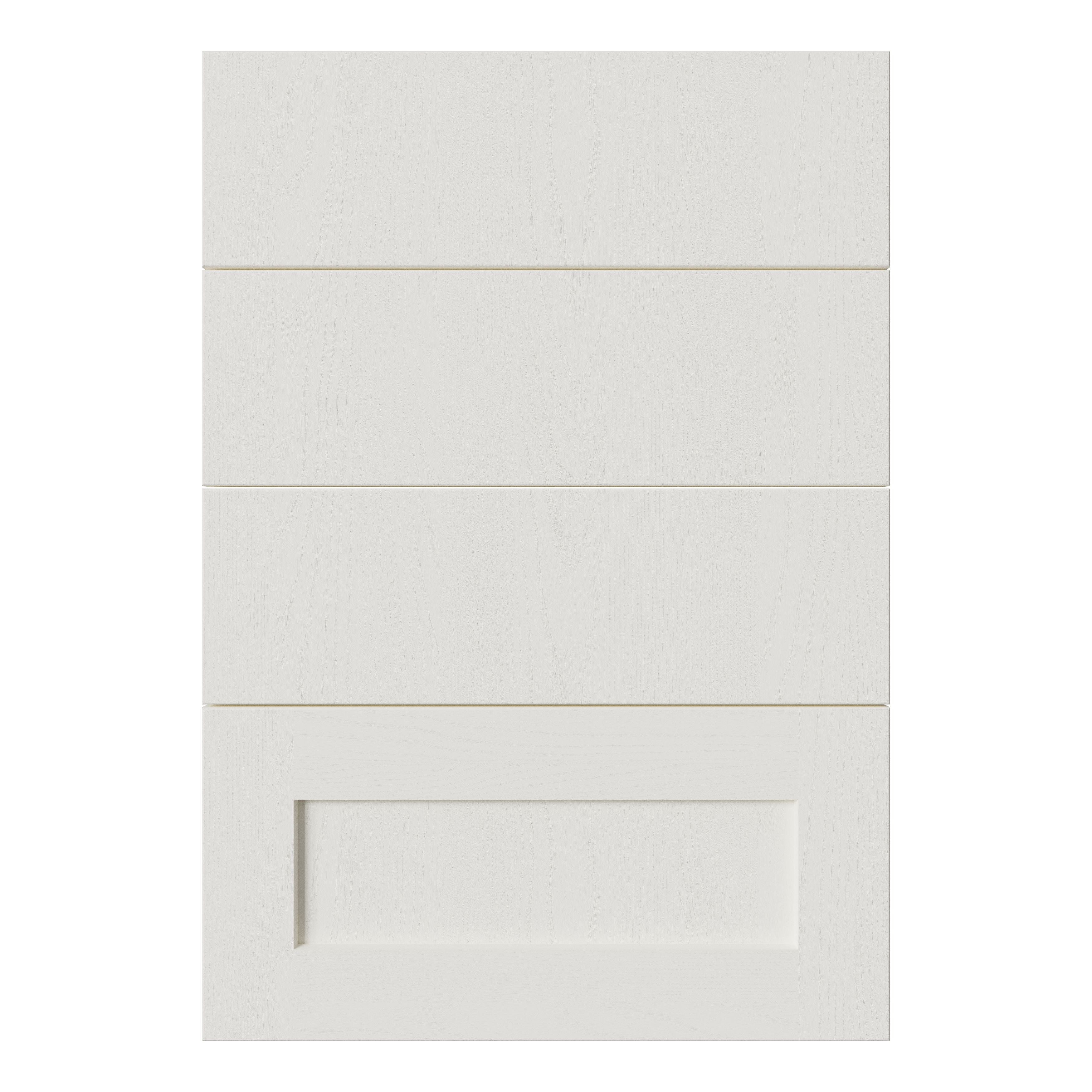 Tydeman Matt porcelain Shaker 4 drawer cabinet front (H)720mm (W)497mm (T)20mm