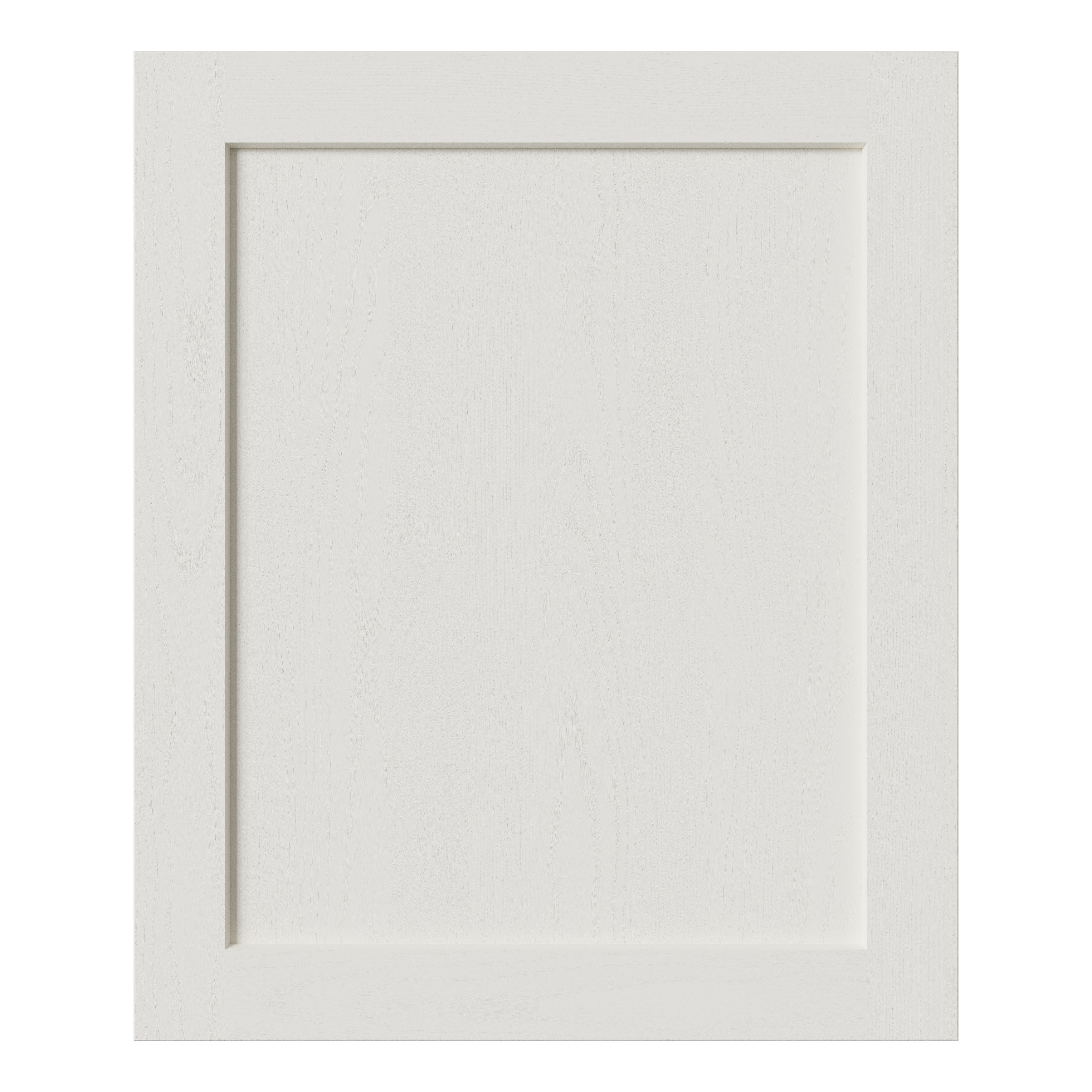 Tydeman Matt porcelain Shaker Base/wall Cabinet door (W)600mm (H)720mm (T)20mm