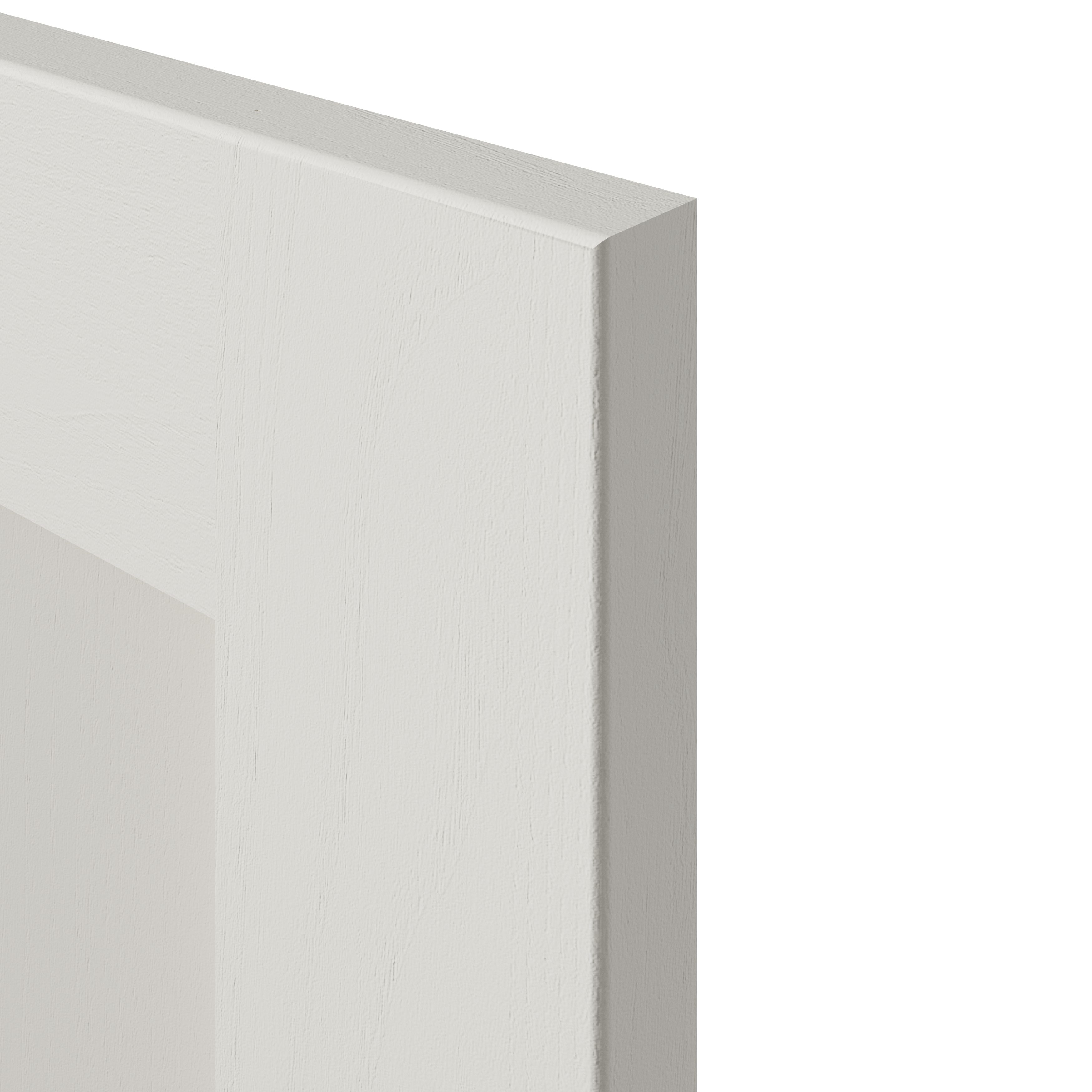 Tydeman Matt porcelain Shaker Bridging door & pan drawer front, 356mm x 20mm x 797mm 800mm