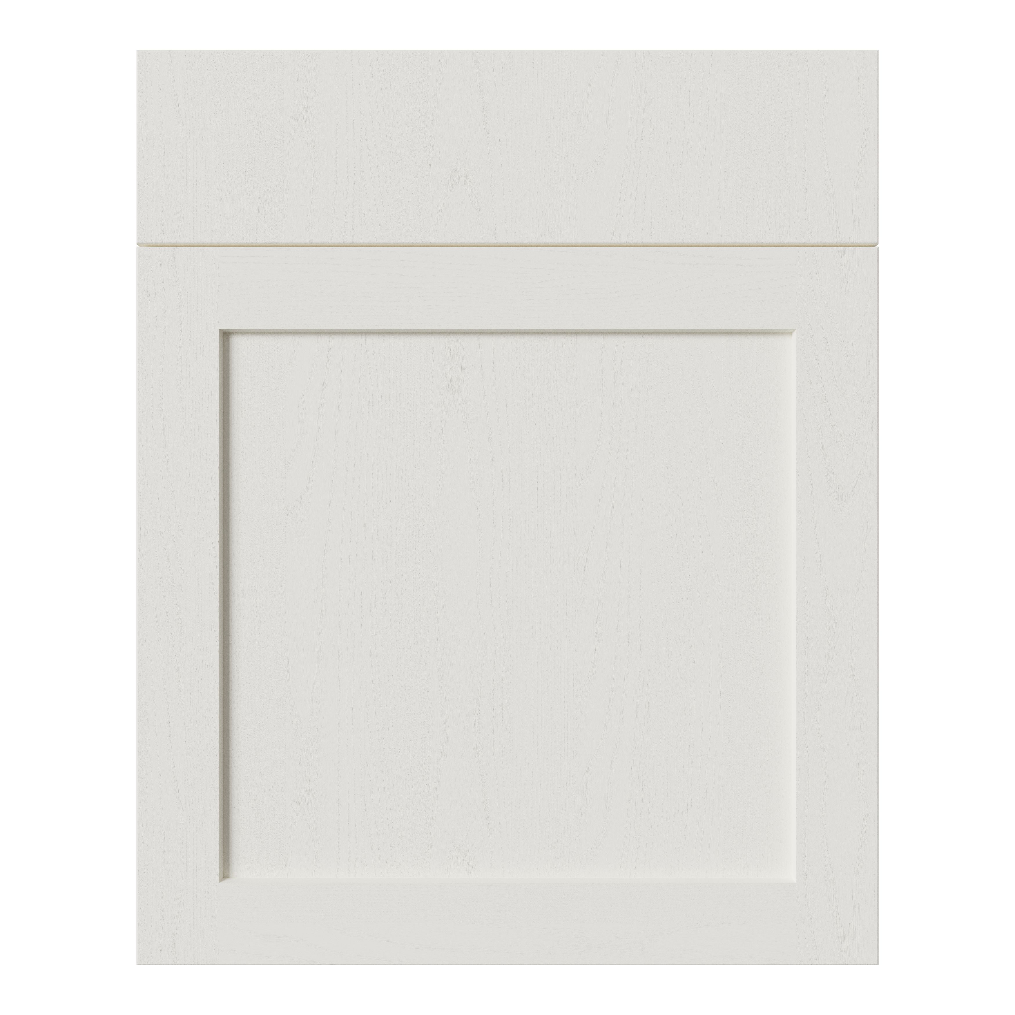 Tydeman Matt porcelain Shaker Drawerline Cabinet door (W)600mm (H)720mm (T)20mm