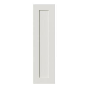 Tydeman Matt porcelain Shaker Tall wall Cabinet door (W)250mm (H)900mm (T)20mm