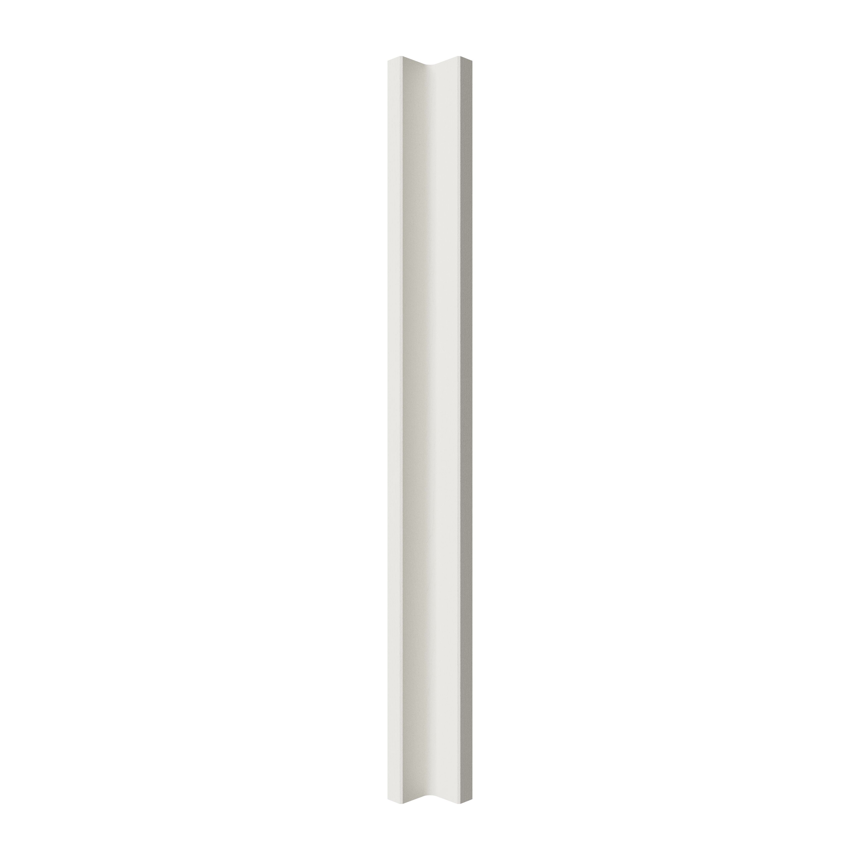 Tydeman Matt porcelain Standard Corner post, (W)59mm (L)715mm