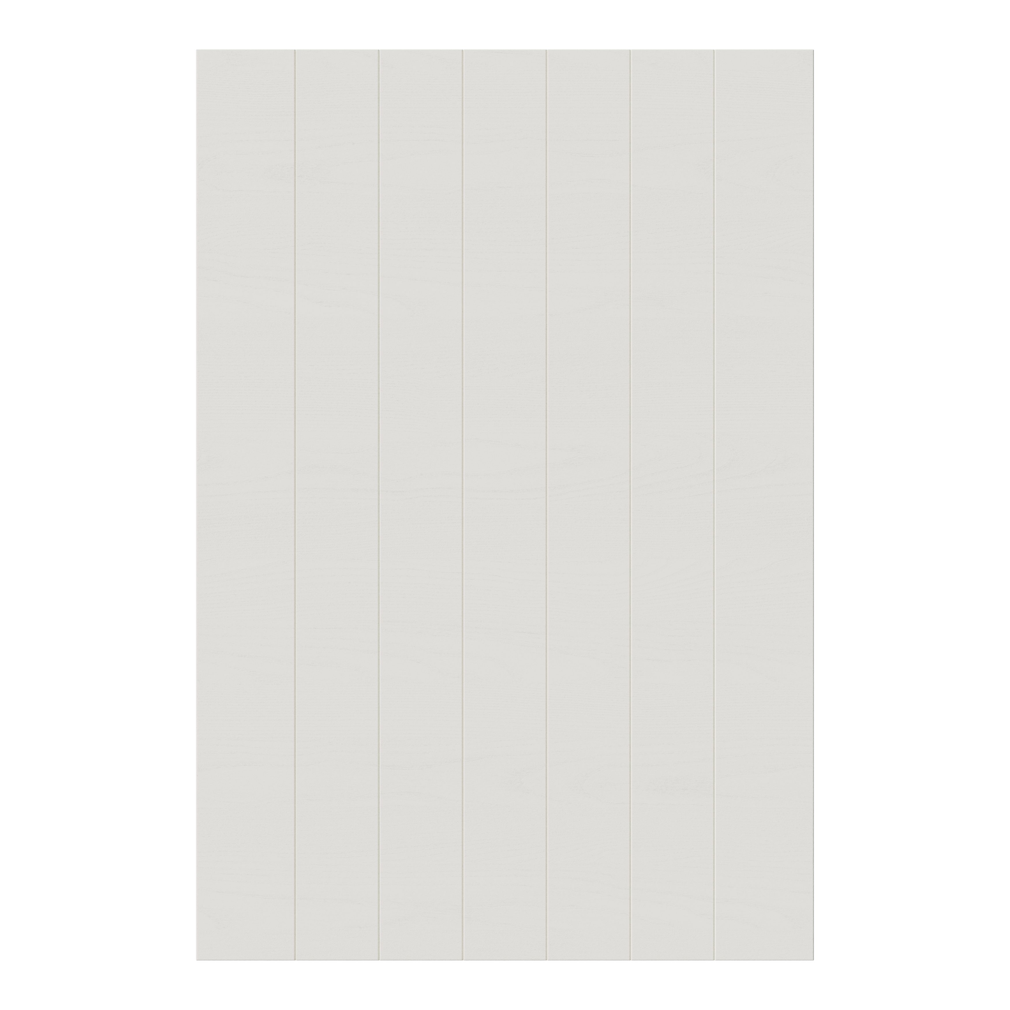 Tydeman Matt porcelain Standard Wall end panel (H)960mm (W)360mm