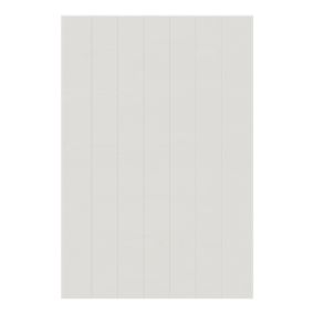 Tydeman Matt porcelain Standard Wall end panel (H)960mm (W)360mm